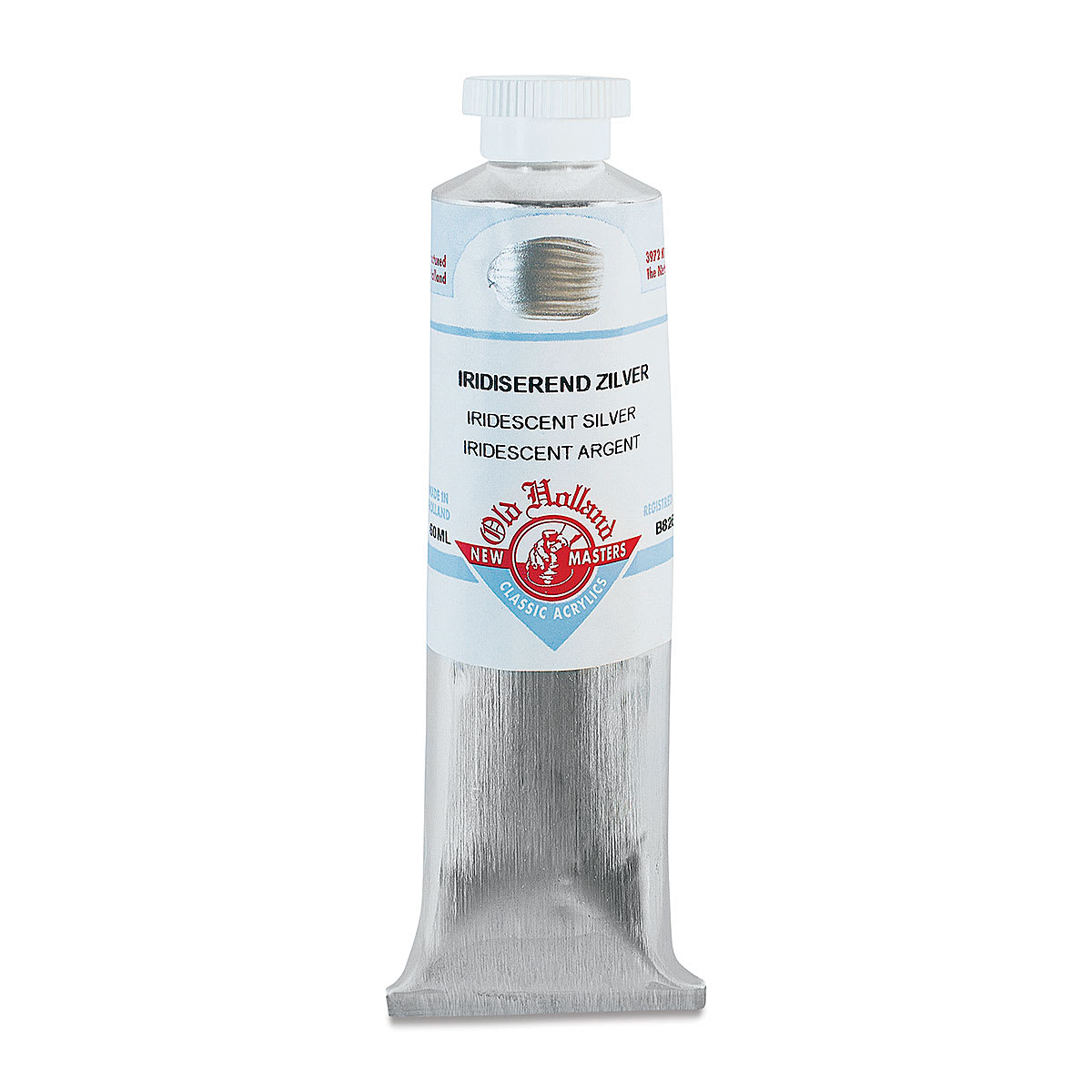 Old Holland New Masters Classic Acrylics - Iridescent Silver, 60 ml tube