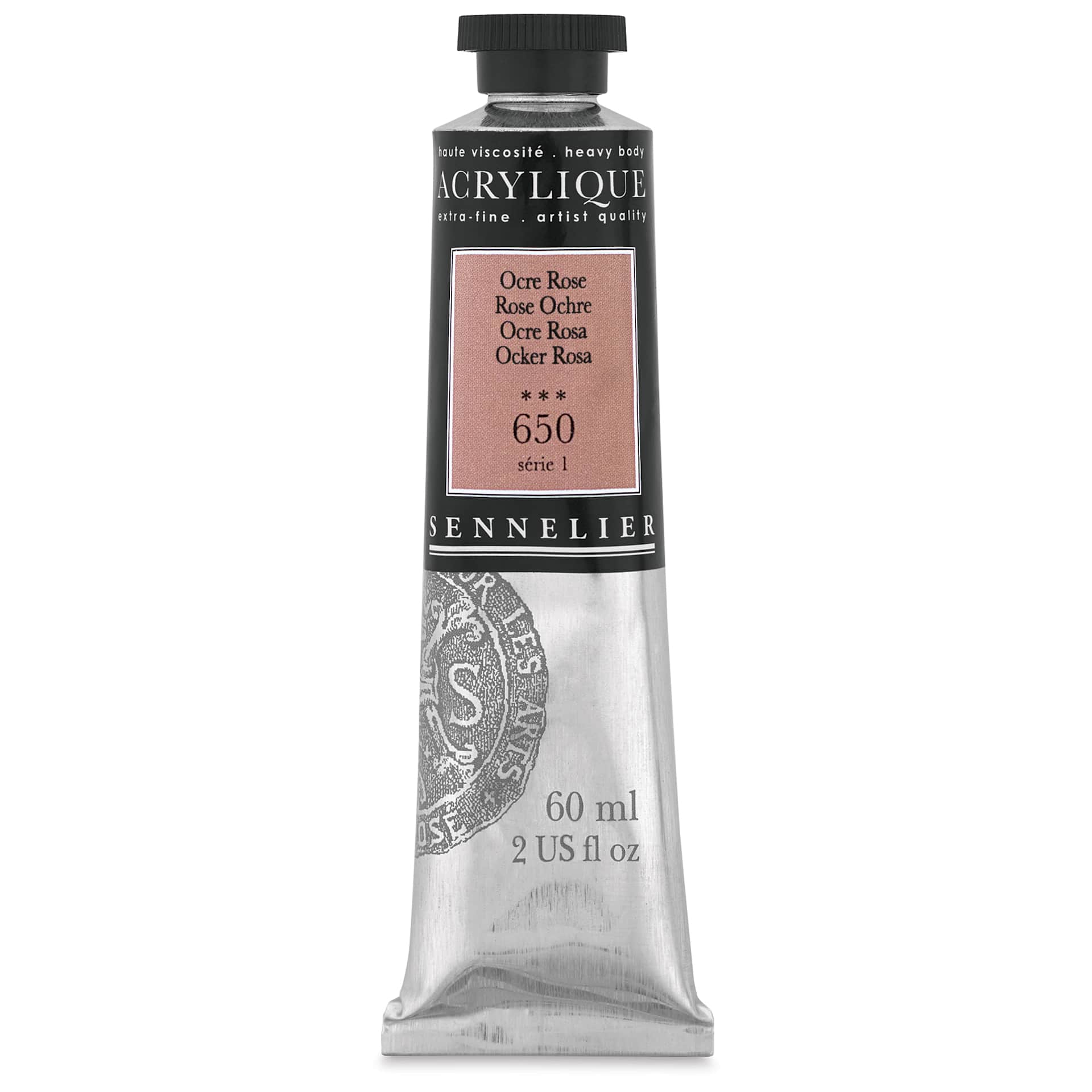 Sennelier Extra-Fine Artist Acryliques - Rose Ochre, 60 ml tube