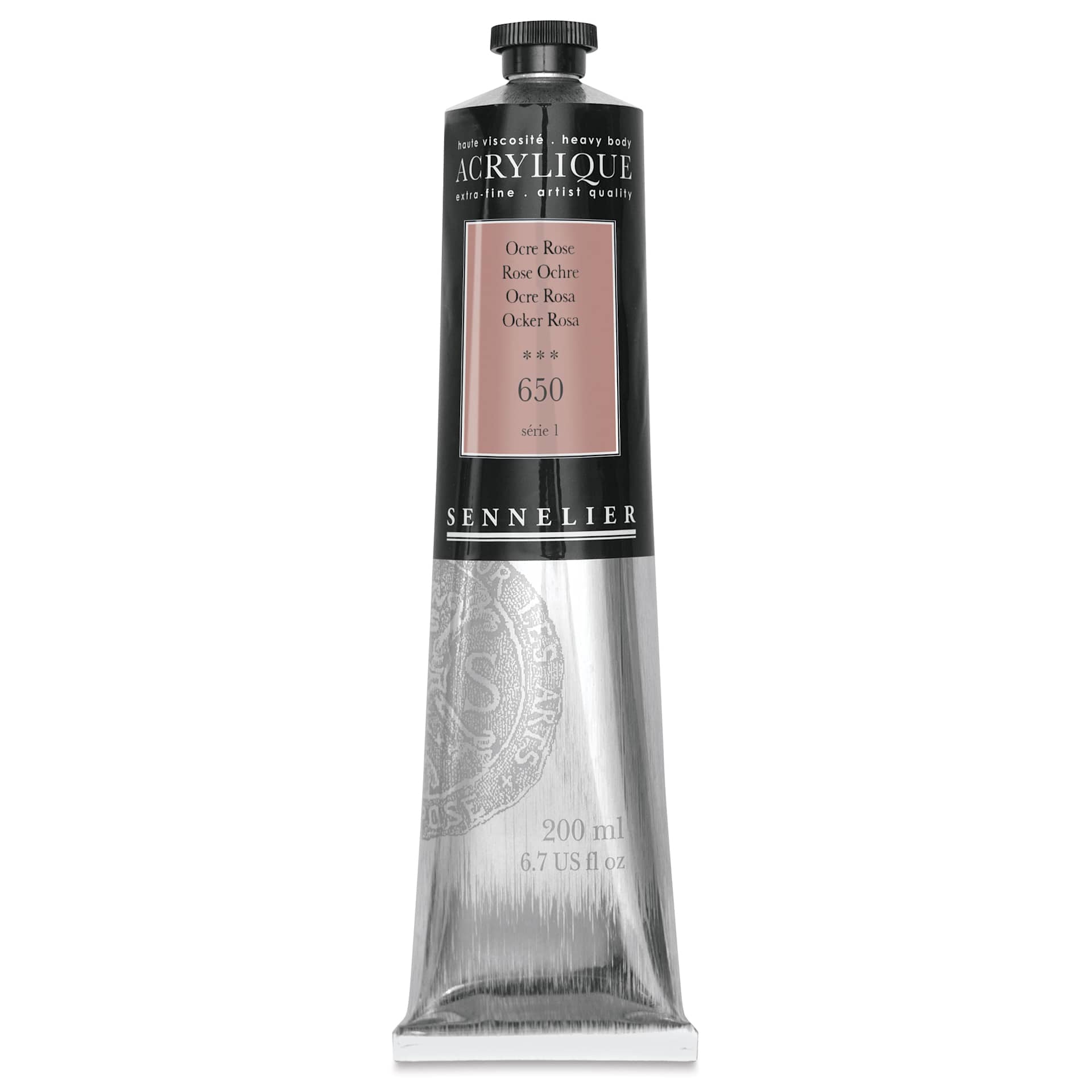 Sennelier Extra-Fine Artist Acryliques - Rose Ochre, 200 ml tube