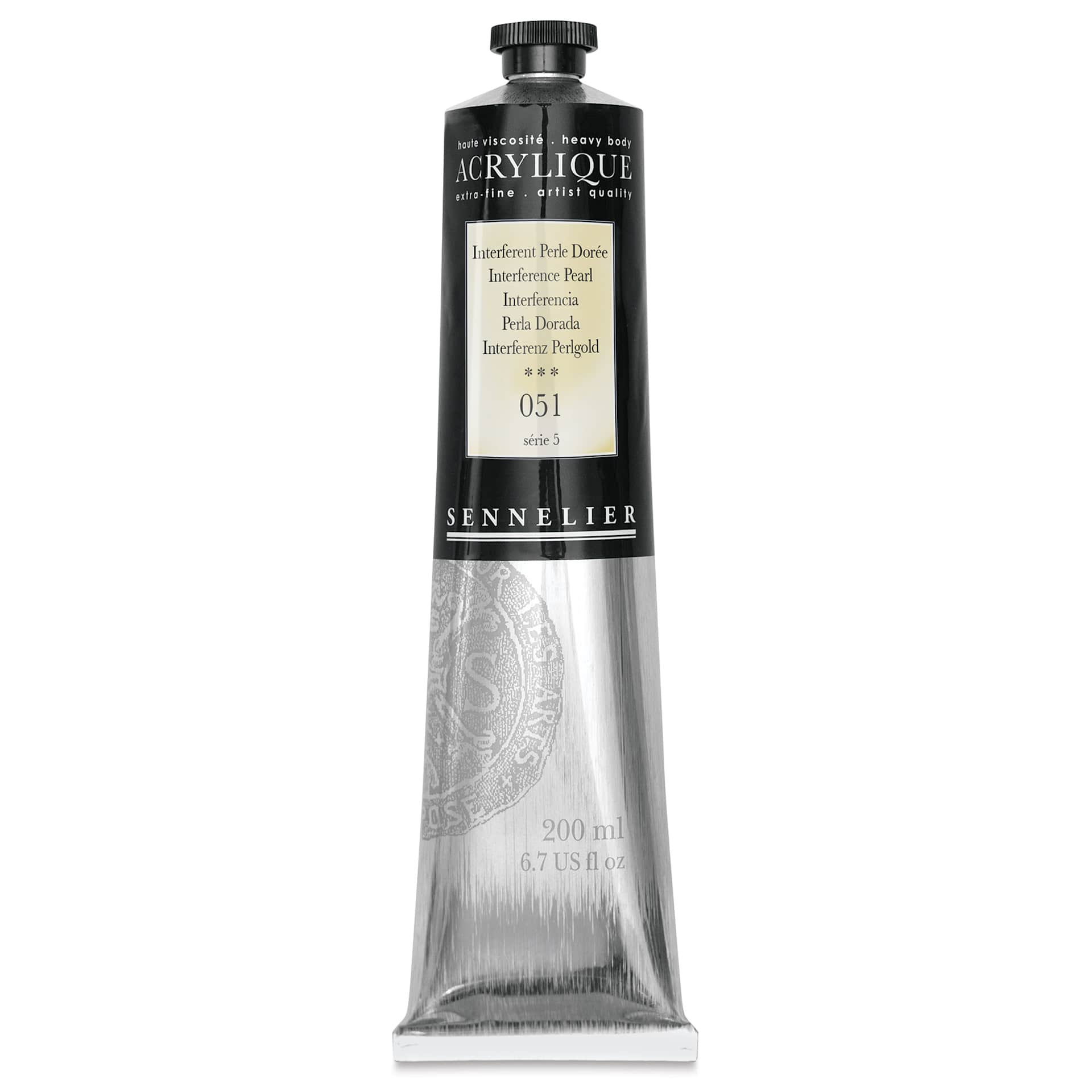 Sennelier Extra-Fine Artist Acryliques - Interference Pearl, 200 ml tube
