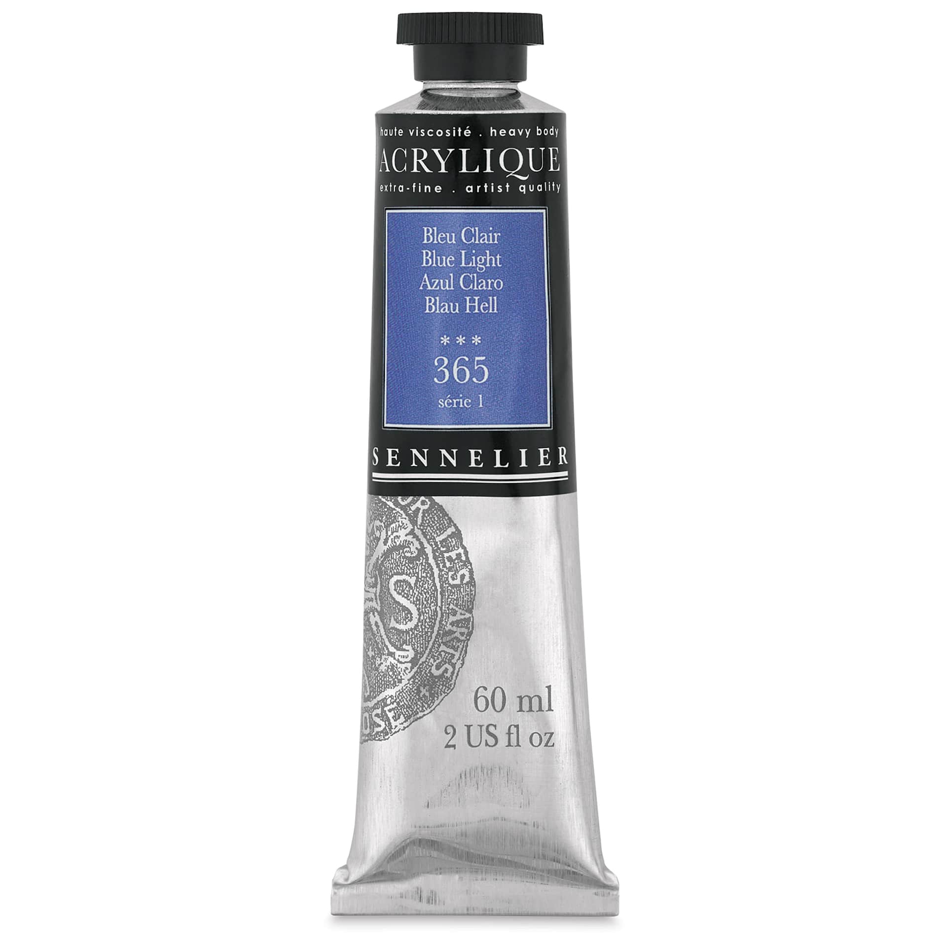 Sennelier Extra-Fine Artist Acryliques - Blue Light, 60 ml tube
