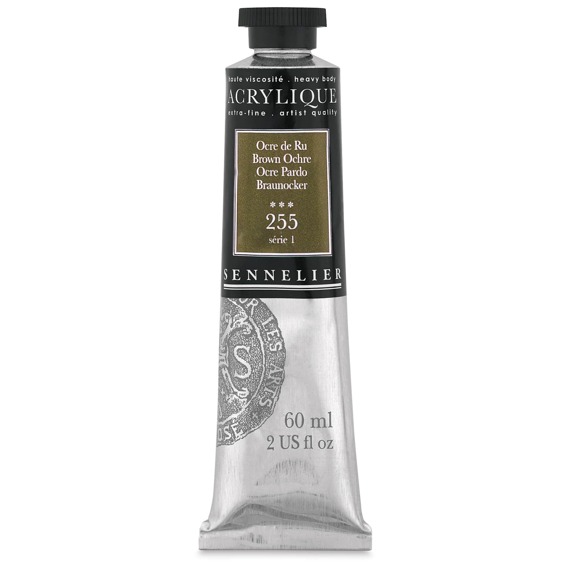 Sennelier Extra-Fine Artist Acryliques - Brown Ochre, 60 ml tube
