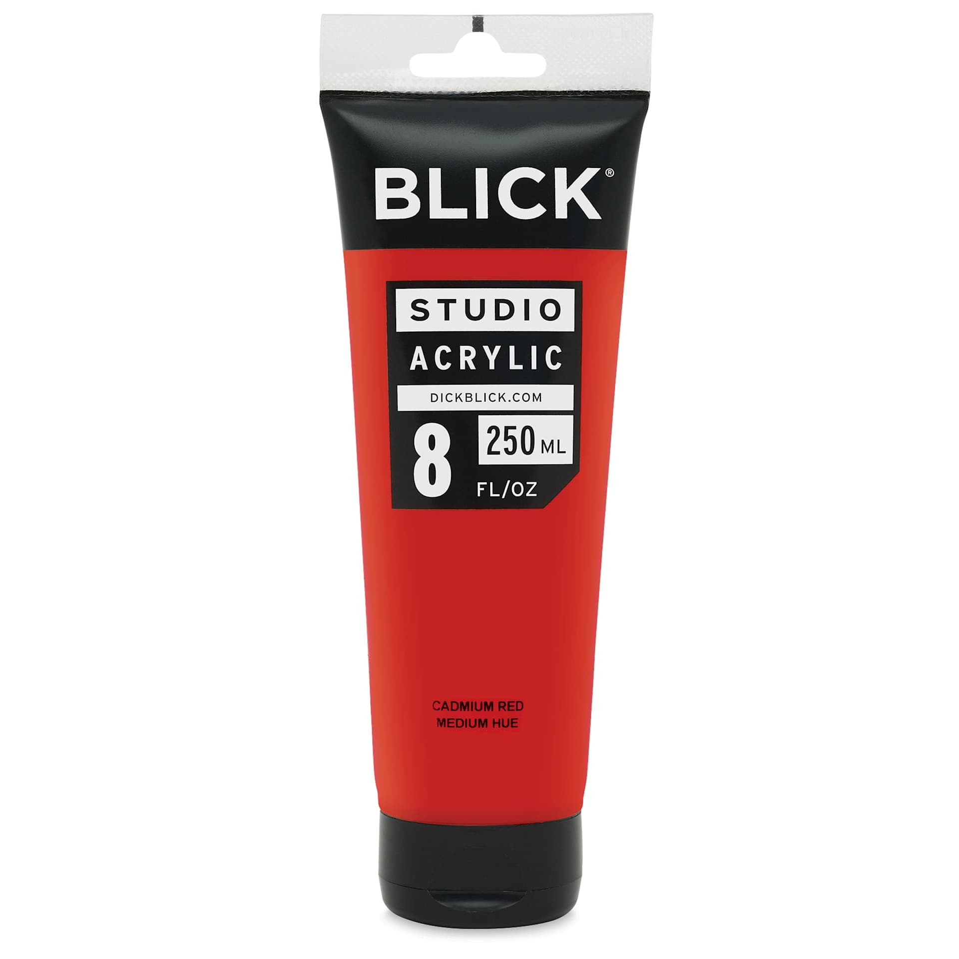 Blick Studio Acrylics - Cadmium Red Medium Hue, 8 oz tube