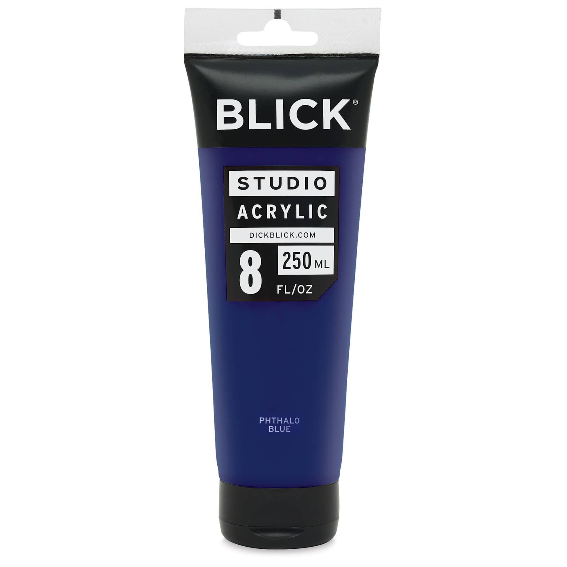 Blick Studio Acrylics - Phthalo Blue, 8 oz tube