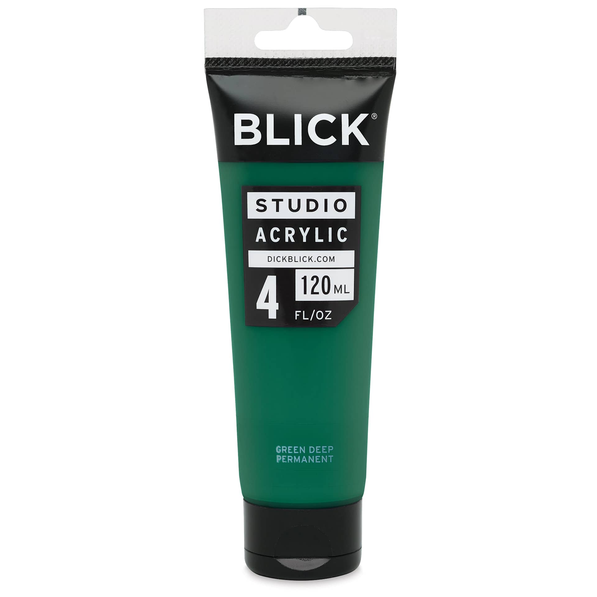 Blick Studio Acrylics - Green Deep Permanent, 4 oz tube