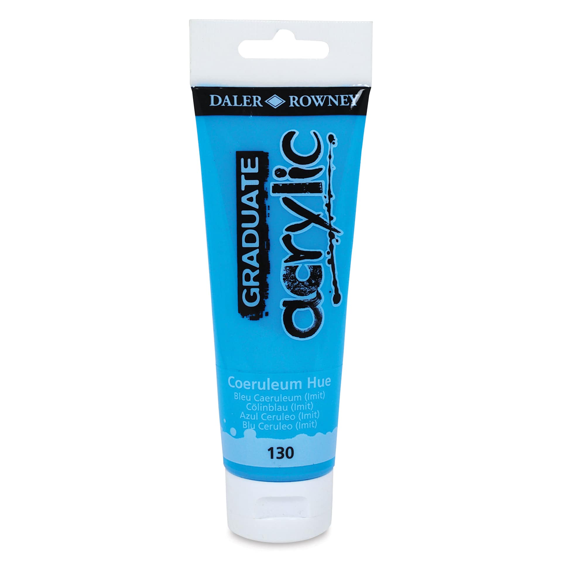 Daler-Rowney Graduate Acrylics - Coeruleum Hue, 120 ml tube