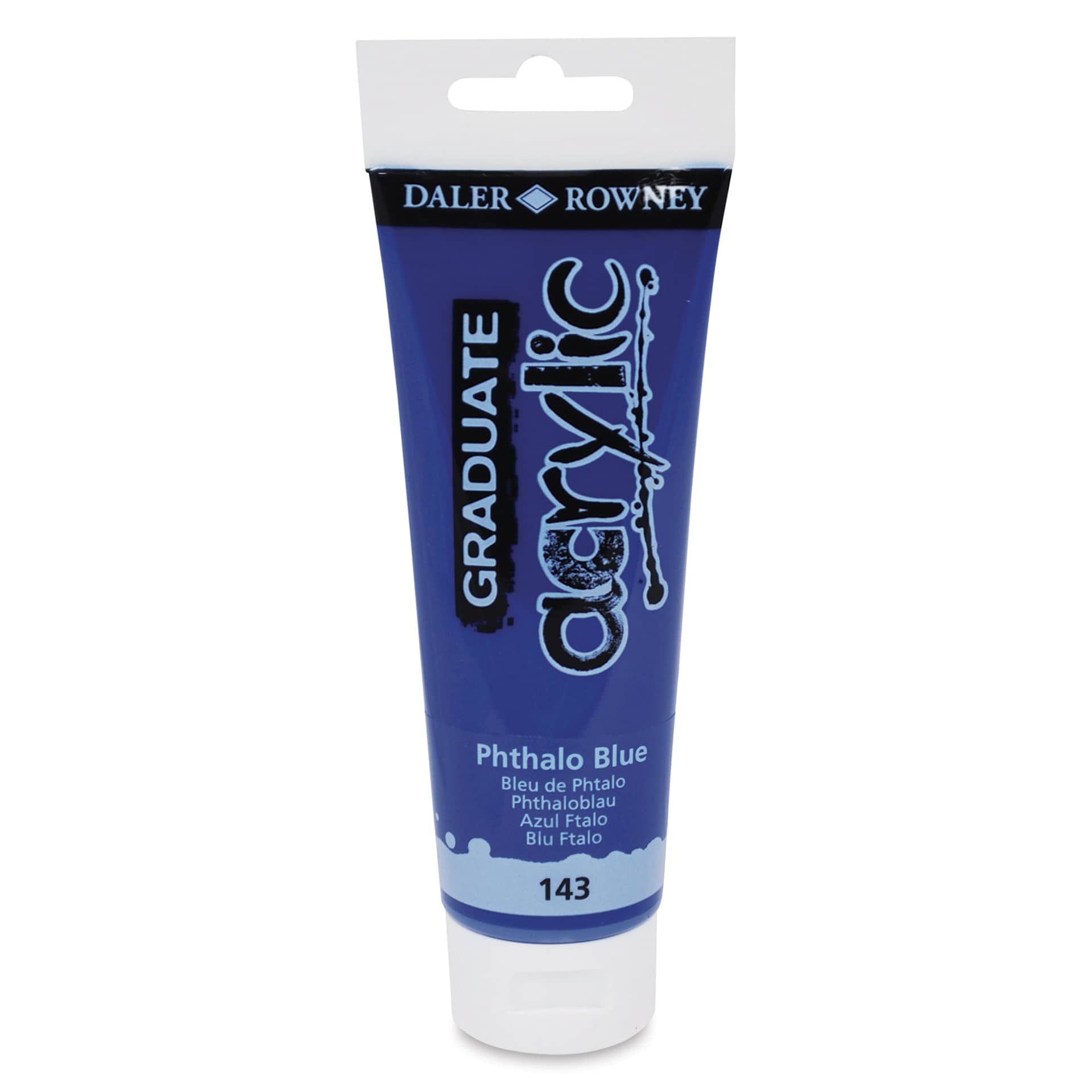 Daler-Rowney Graduate Acrylics - Phthalo Blue, 120 ml tube