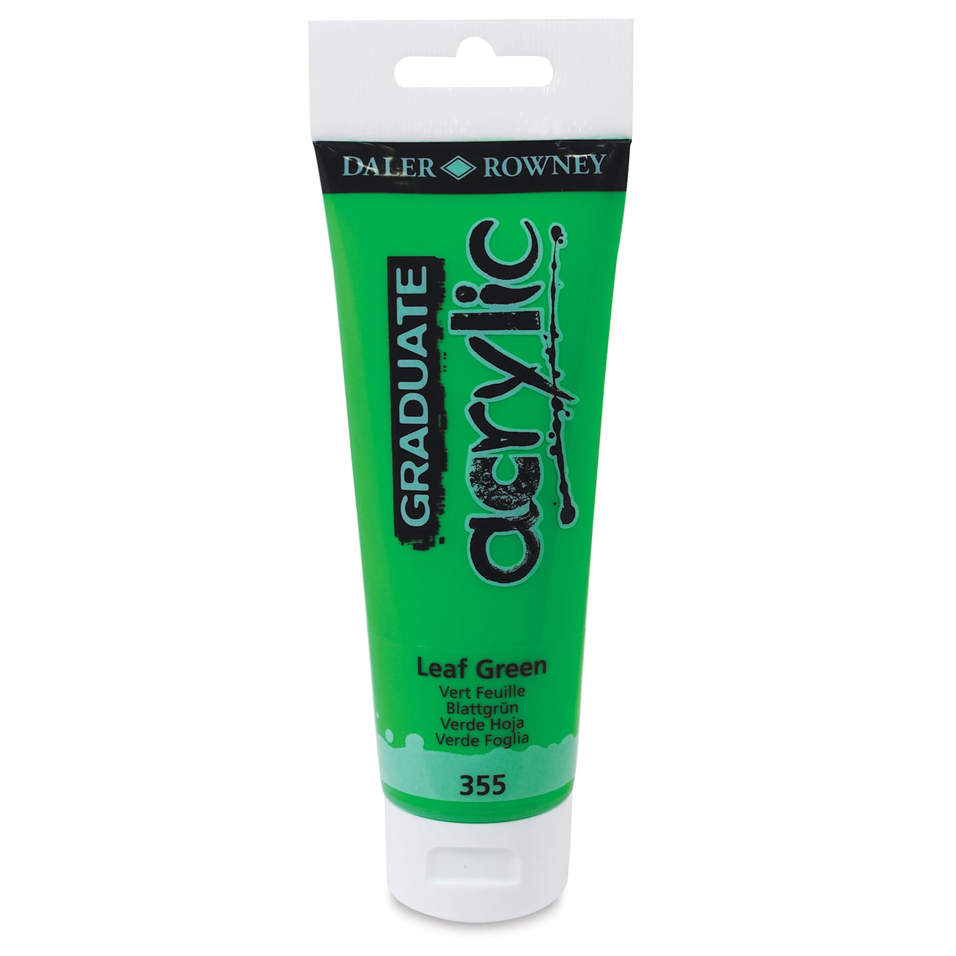 Daler-Rowney Graduate Acrylics - Leaf Green, 120 ml tube