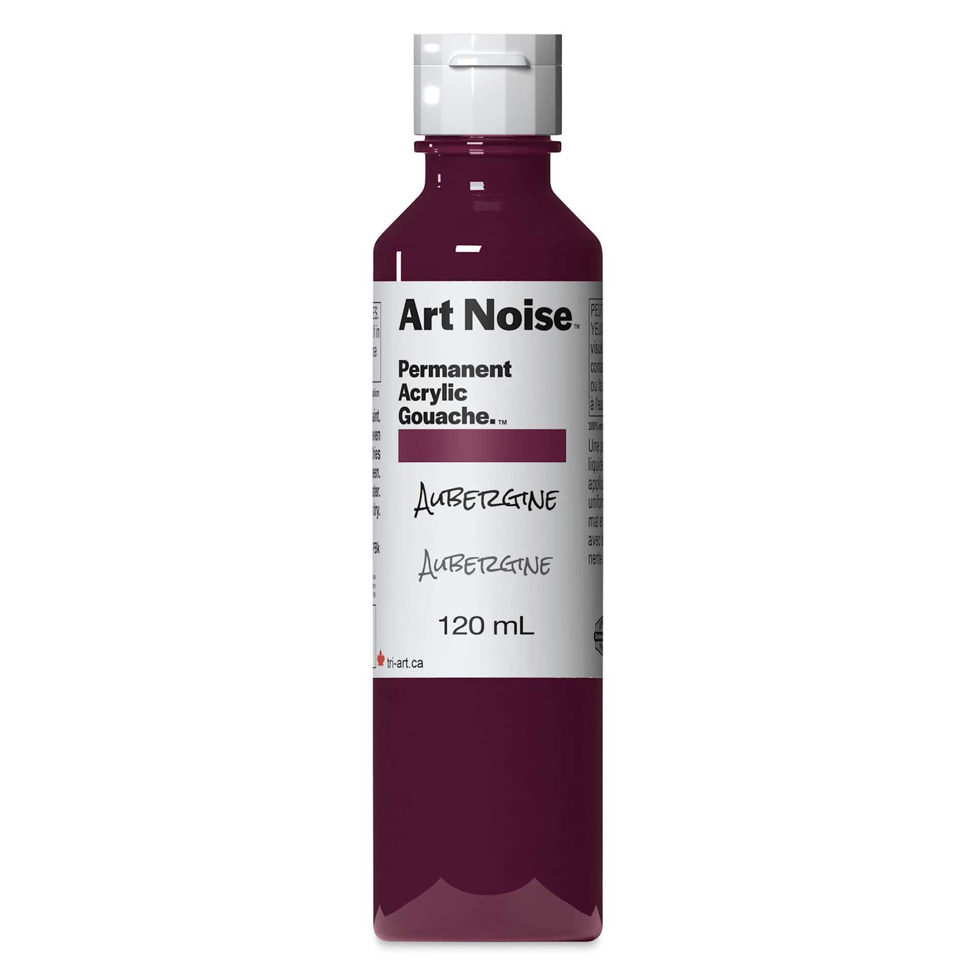 Tri-Art Art Noise Permanent Acrylic Gouache - Aubergine, 120 ml, Bottle