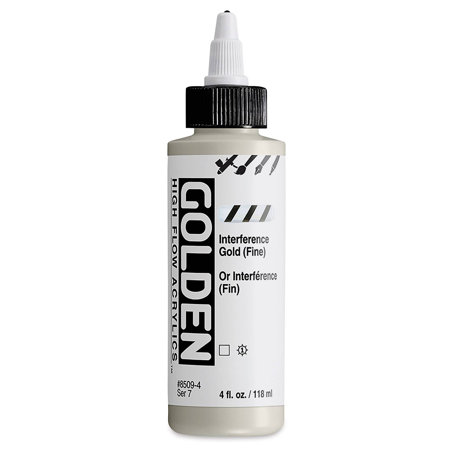 Golden High Flow Acrylics - Interference Gold (Fine), 4 oz bottle