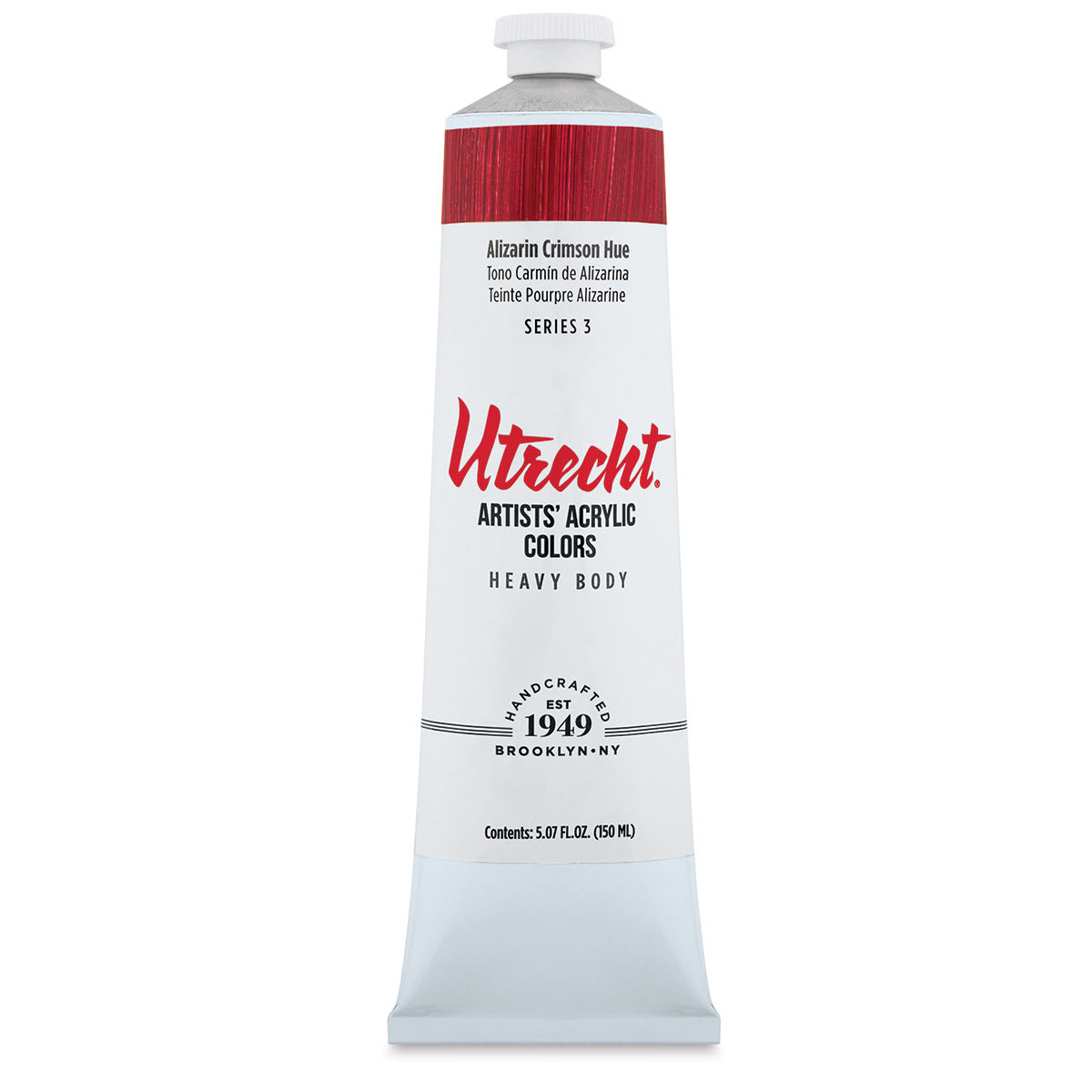Utrecht Artists' Acrylic Paint - Alizarin Crimson Hue, 5 oz tube