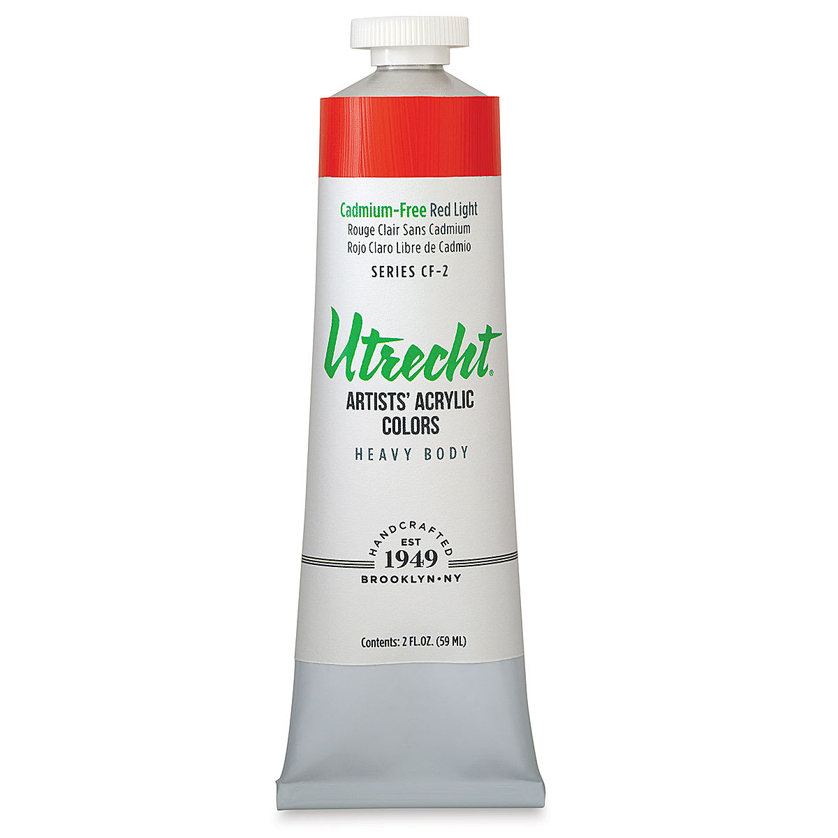 Utrecht Artists' Acrylic Colors - Cadmium-Free Red Light