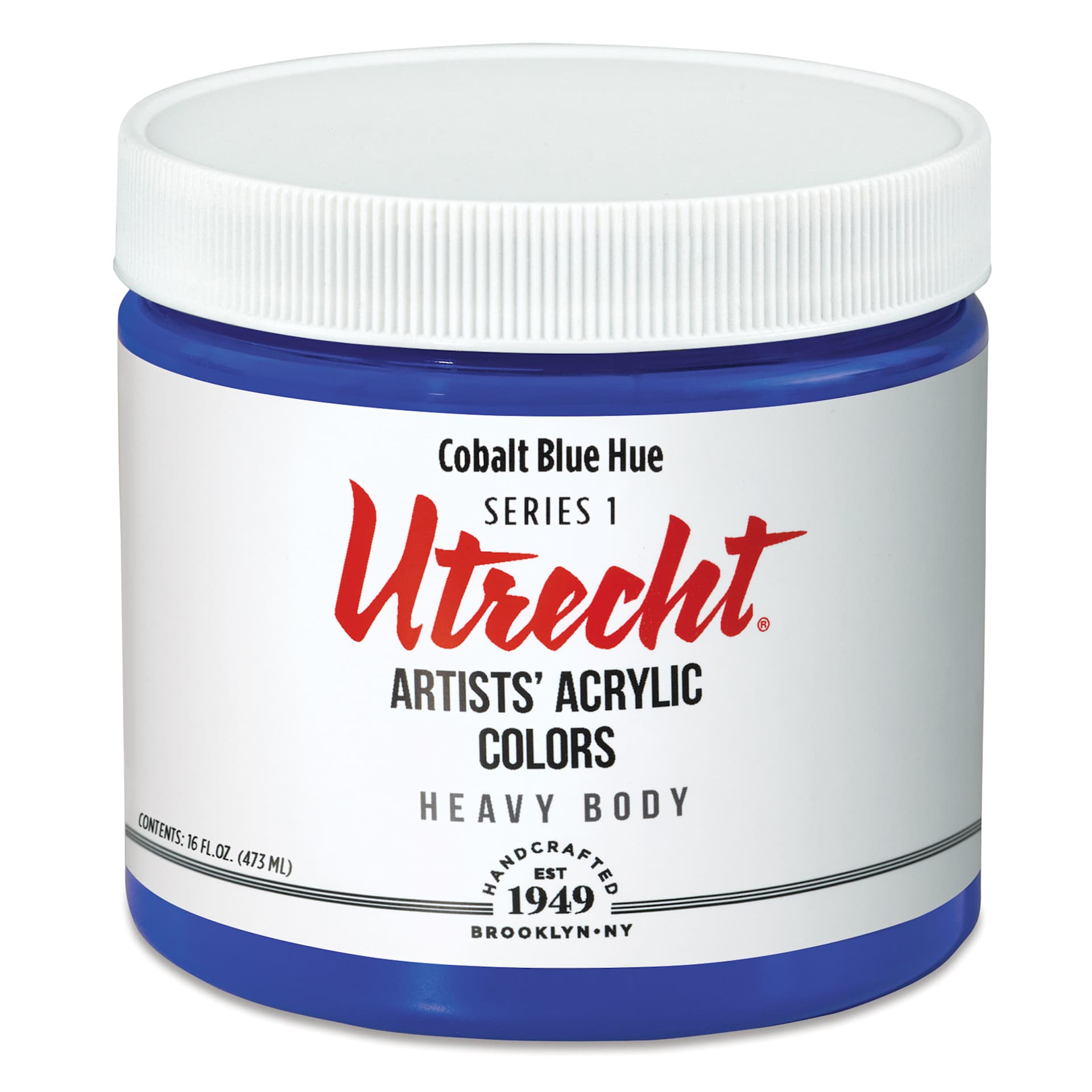 Utrecht Artists' Acrylic Paint - Cobalt Blue Hue, Pint