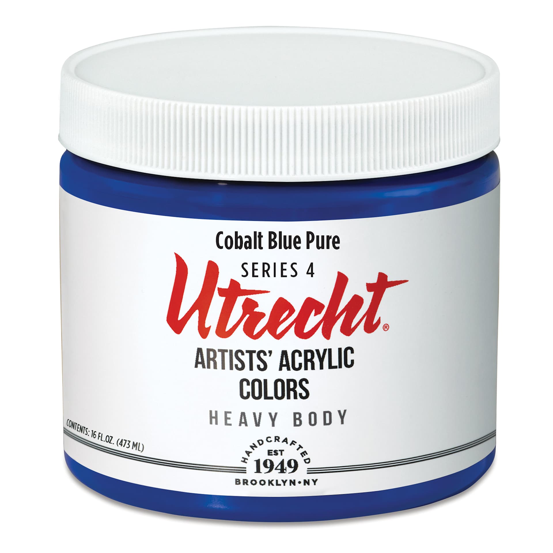 Utrecht Artists' Acrylic Paint - Cobalt Blue Pure, Pint