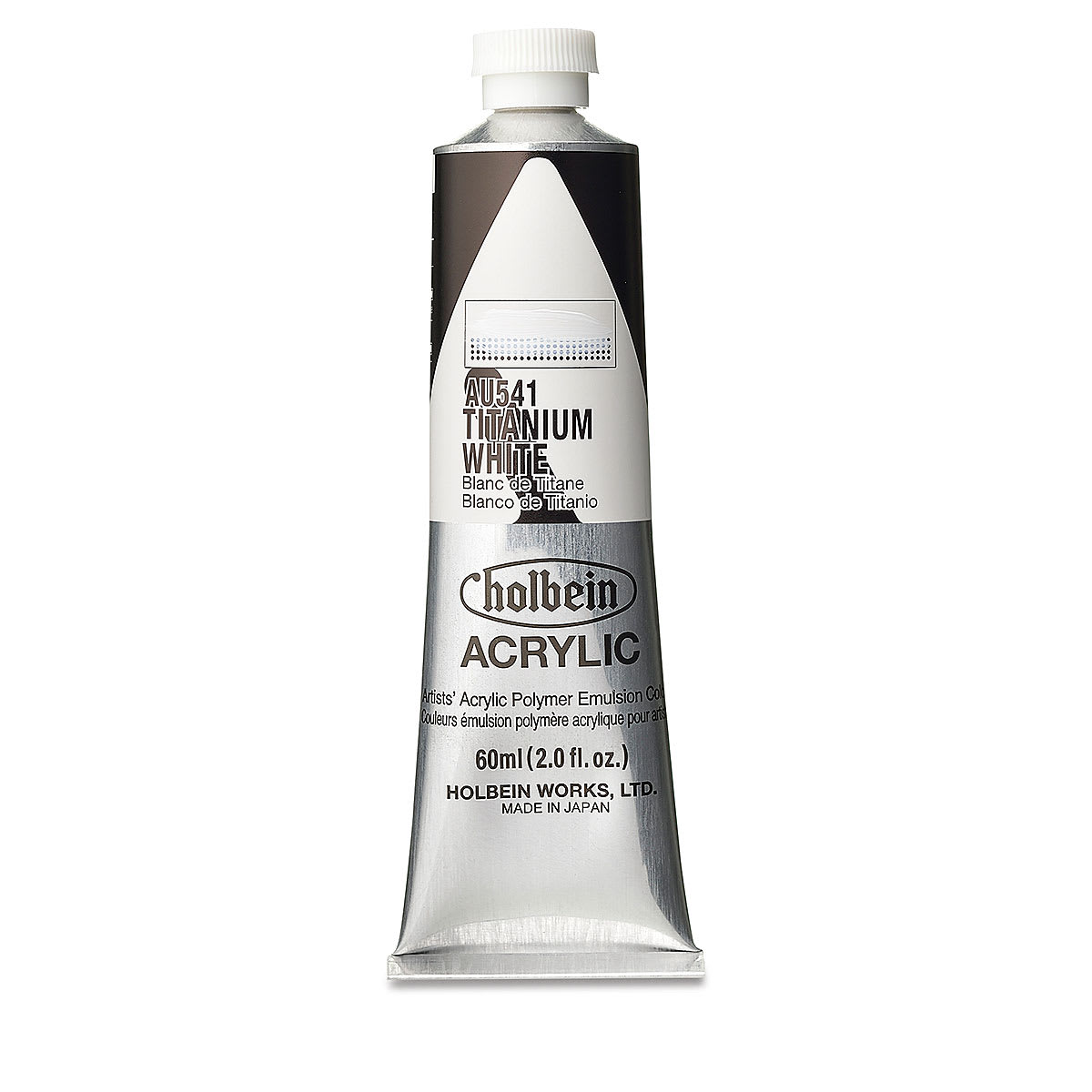Holbein Heavy Body Artist Acrylics - Titanium White, 60 ml tube