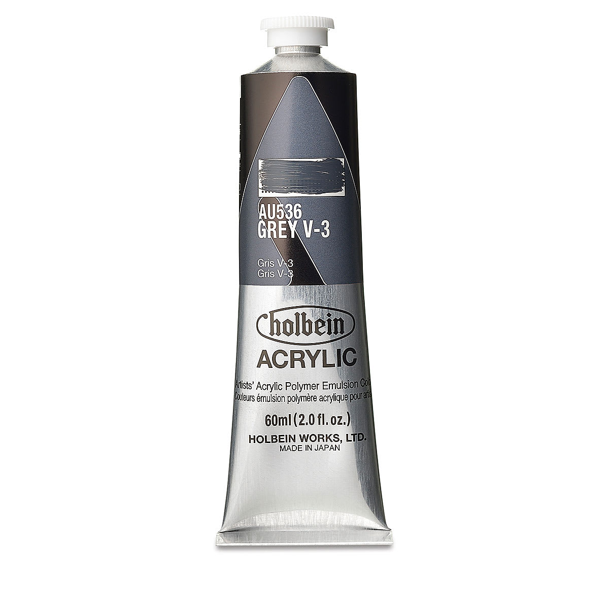 Holbein Heavy Body Artist Acrylics - Gray V-3, 60 ml tube