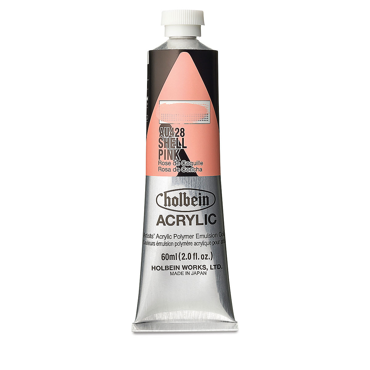 Holbein Heavy Body Artist Acrylics - Shell Pink, 60 ml tube