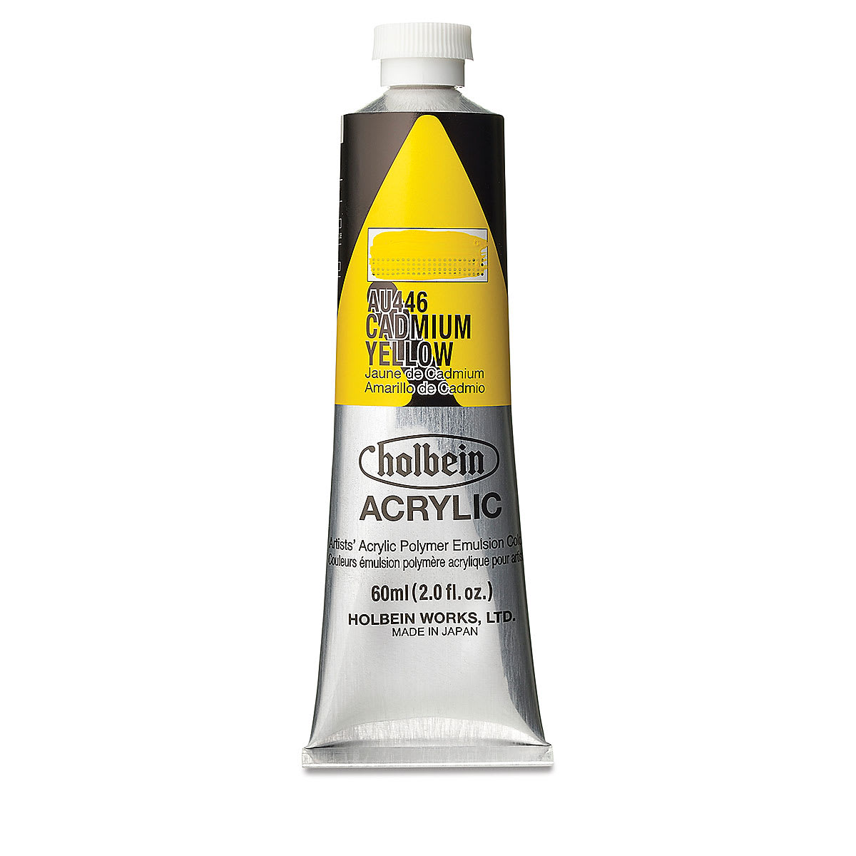Holbein Heavy Body Artist Acrylics - Cadmium Yellow, 60 ml tube