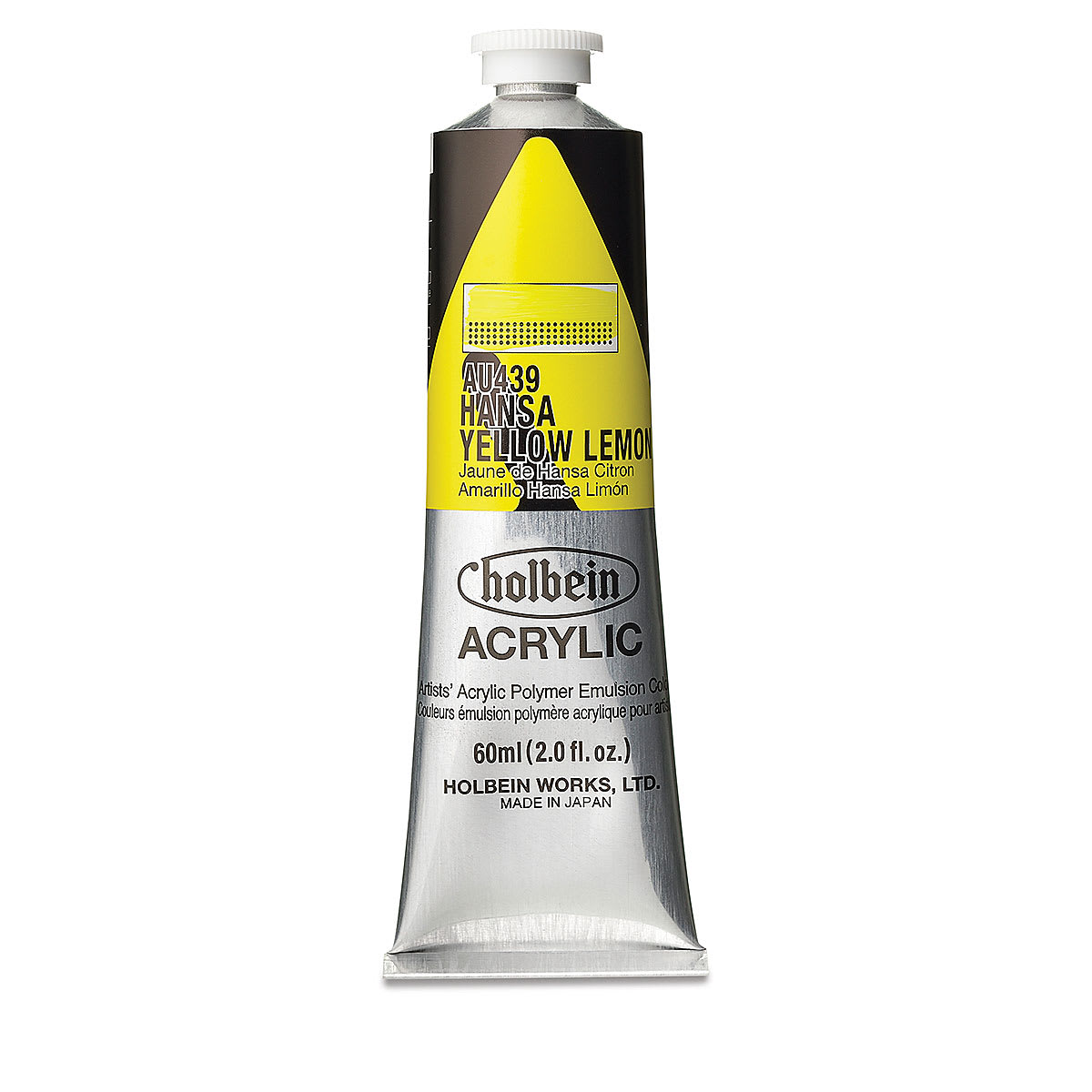 Holbein Heavy Body Artist Acrylics - Hansa Yellow Lemon, 60 ml tube