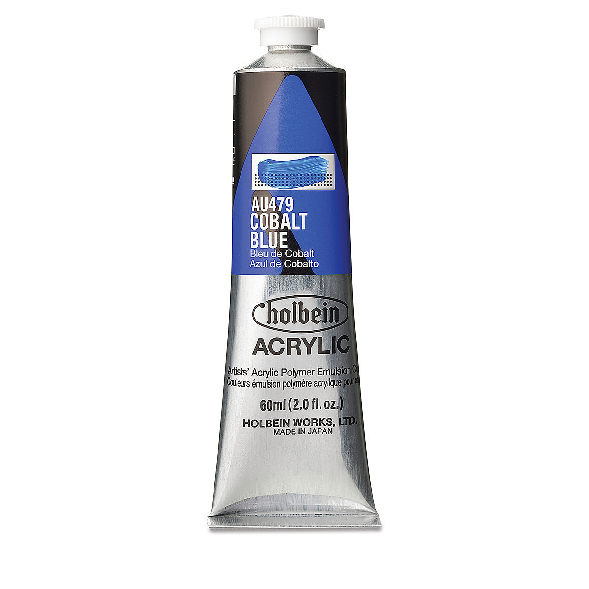 Holbein Heavy Body Artist Acrylics - Cobalt Blue, 60 ml tube
