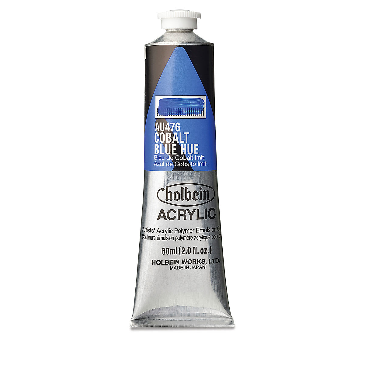 Holbein Heavy Body Artist Acrylics - Cobalt Blue Hue, 60 ml tube