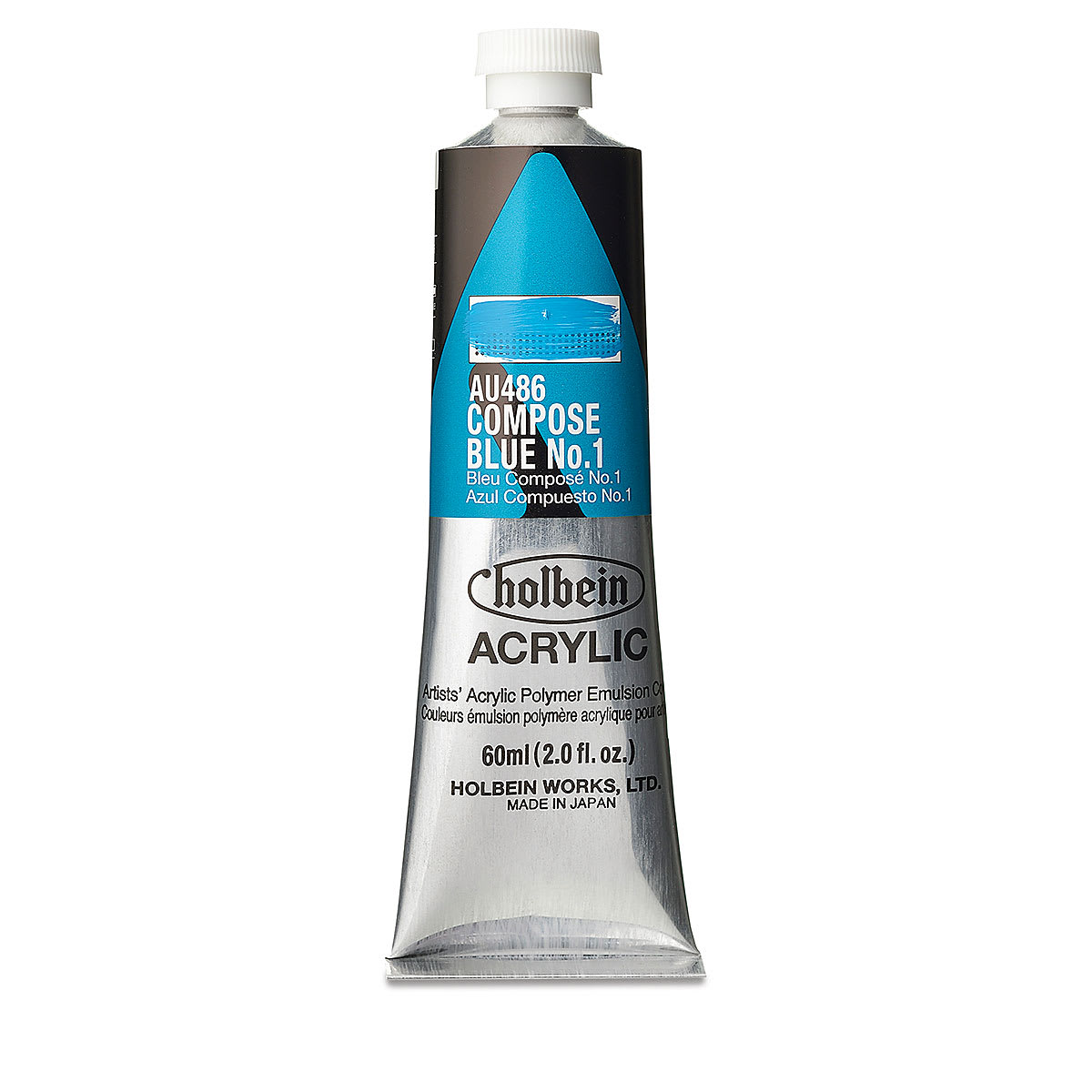 Holbein Heavy Body Artist Acrylics - Compose Blue 1 , 60 ml tube