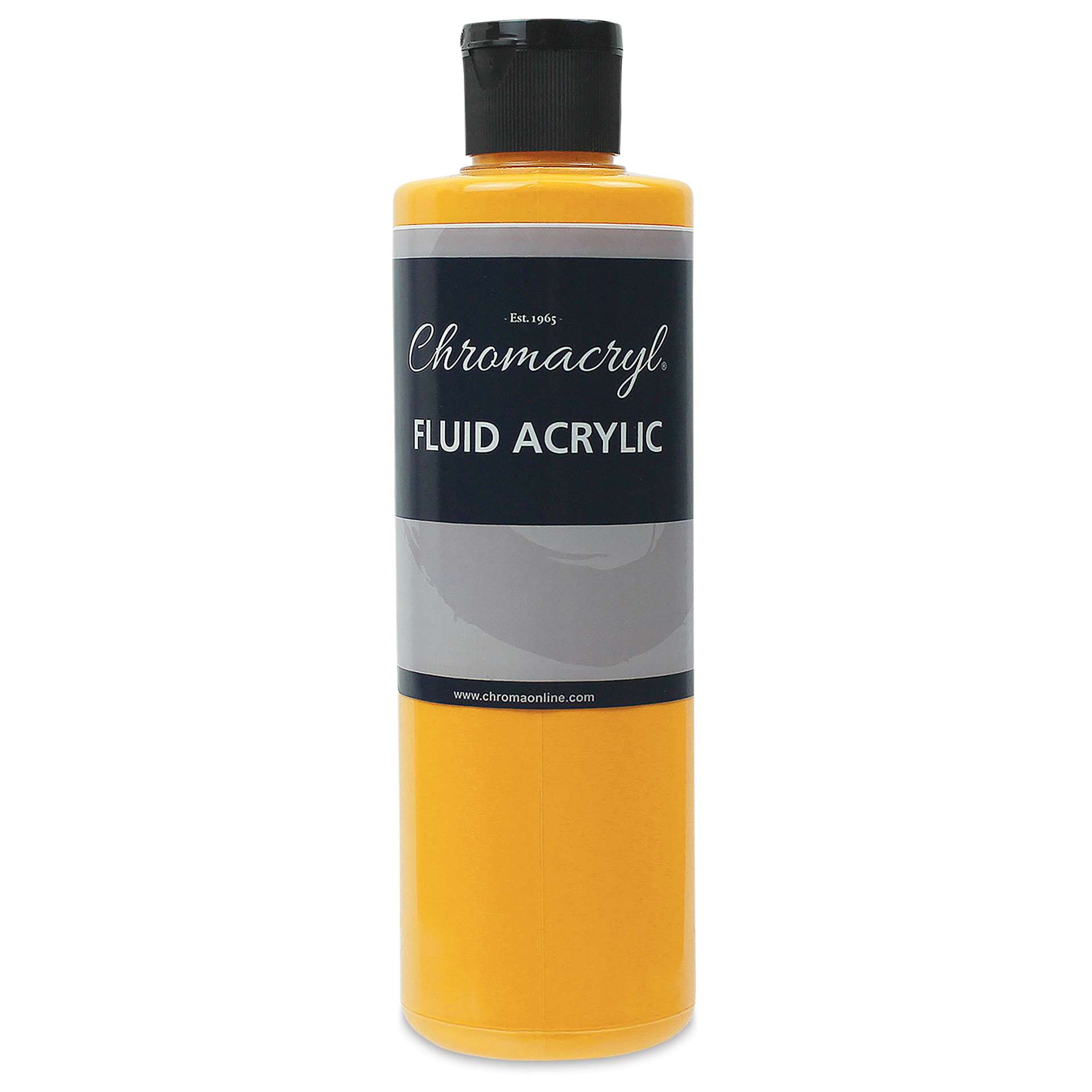 Chromacryl Fluid Acrylic - Warm Yellow, 250 ml