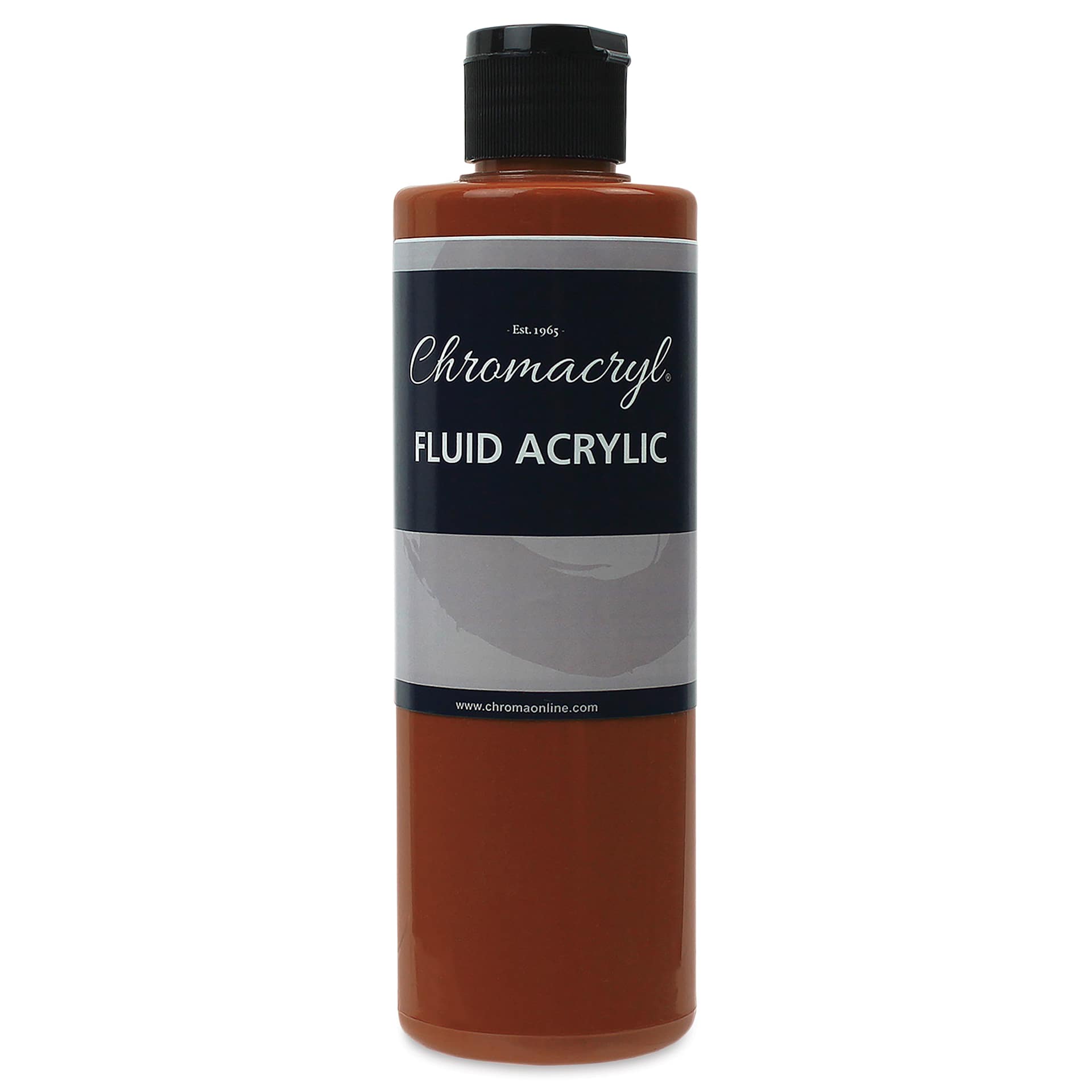 Chromacryl Fluid Acrylic - Burnt Sienna, 250 ml