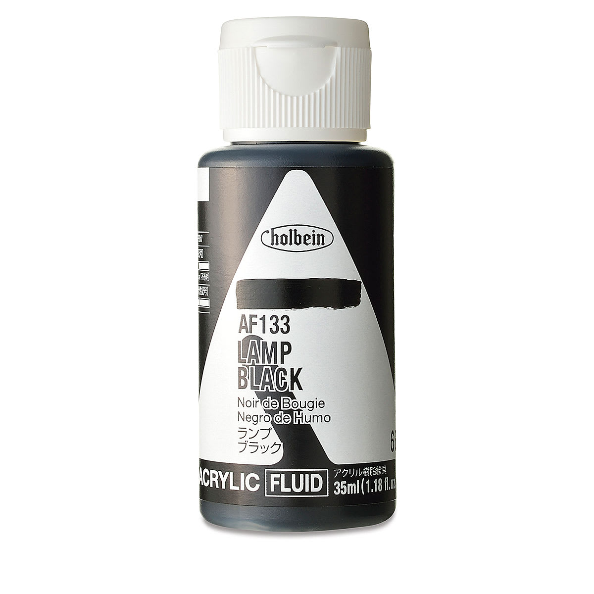 Holbein Fluid Acrylics - Lamp Black, 35 ml Bottle
