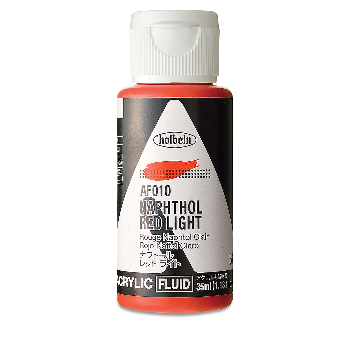 Holbein Fluid Acrylics - Naphthol Red Light, 35 ml Bottle