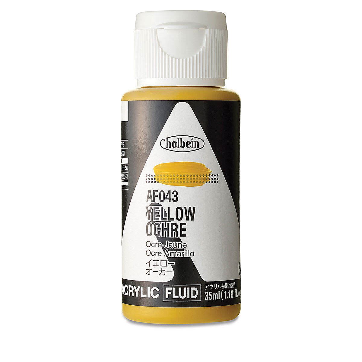 Holbein Fluid Acrylics - Yellow Ochre, 35 ml Bottle