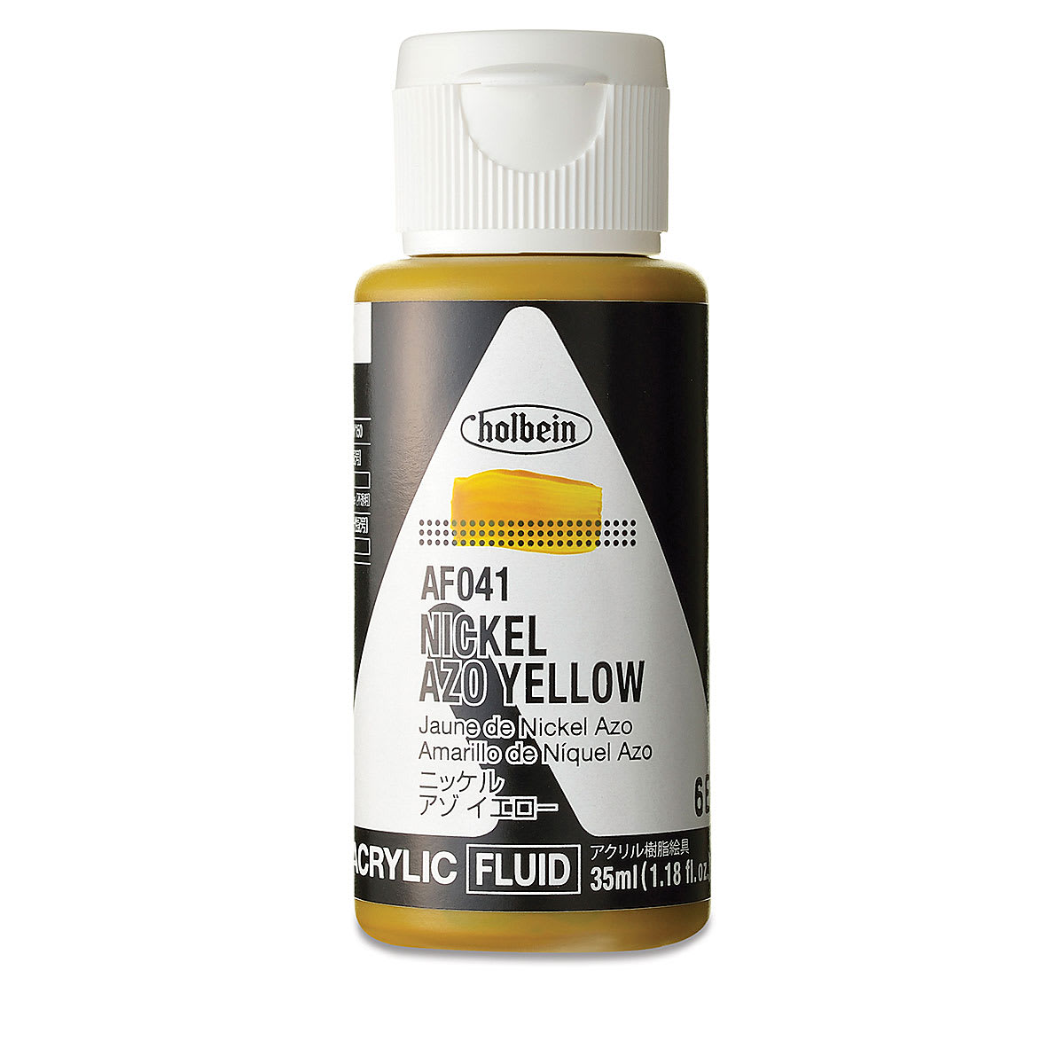 Holbein Fluid Acrylics - Nickel Azo Yellow, 35 ml Bottle