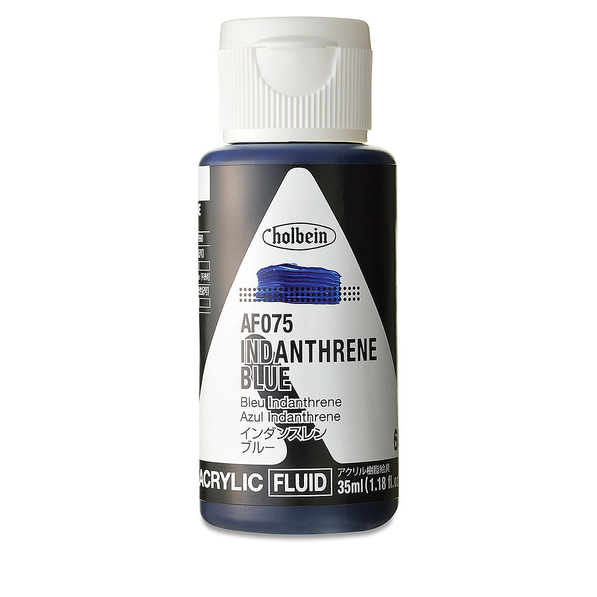 Holbein Fluid Acrylics - Indanthrone Blue, 35 ml Bottle