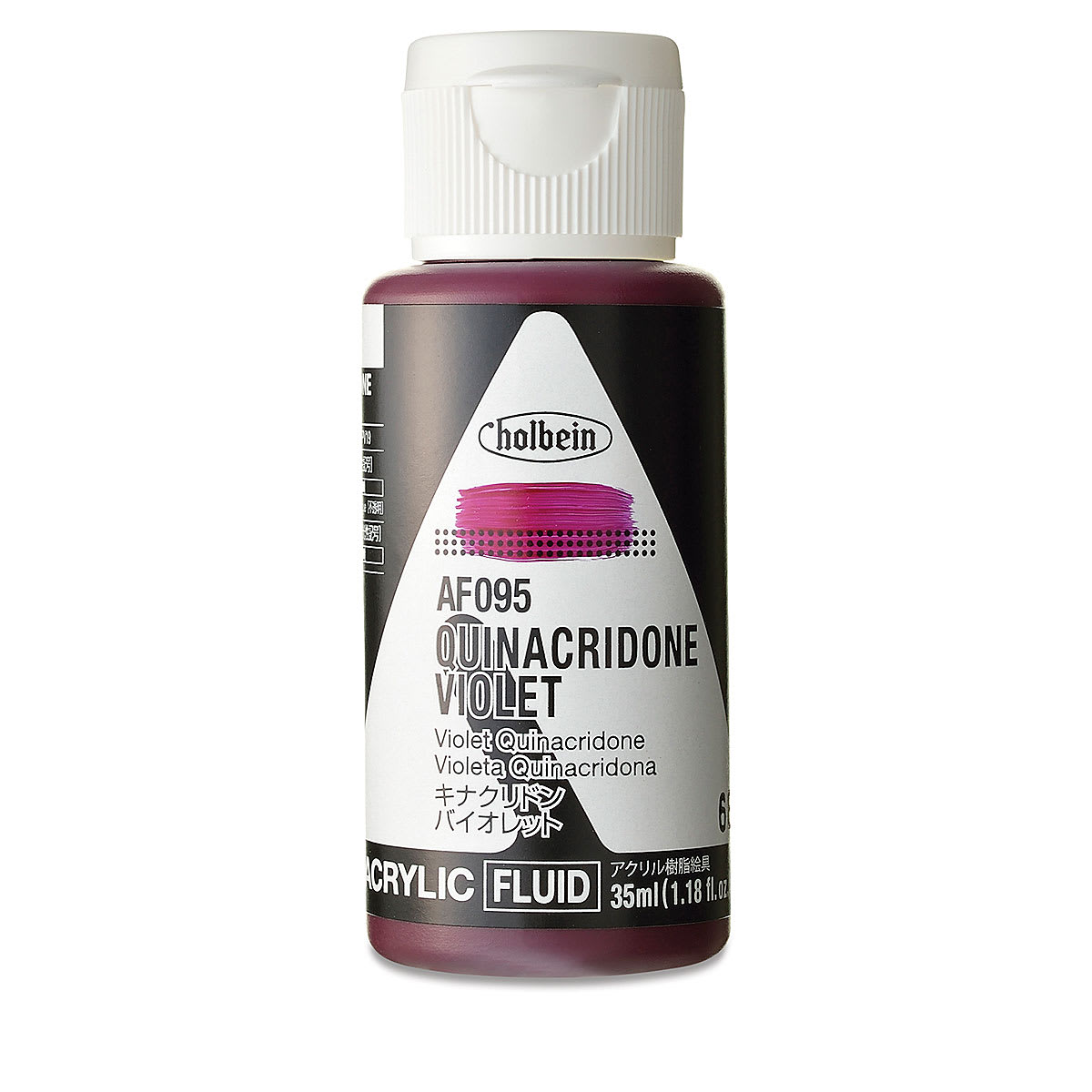 Holbein Fluid Acrylics - Quinacridone Violet, 35 ml Bottle