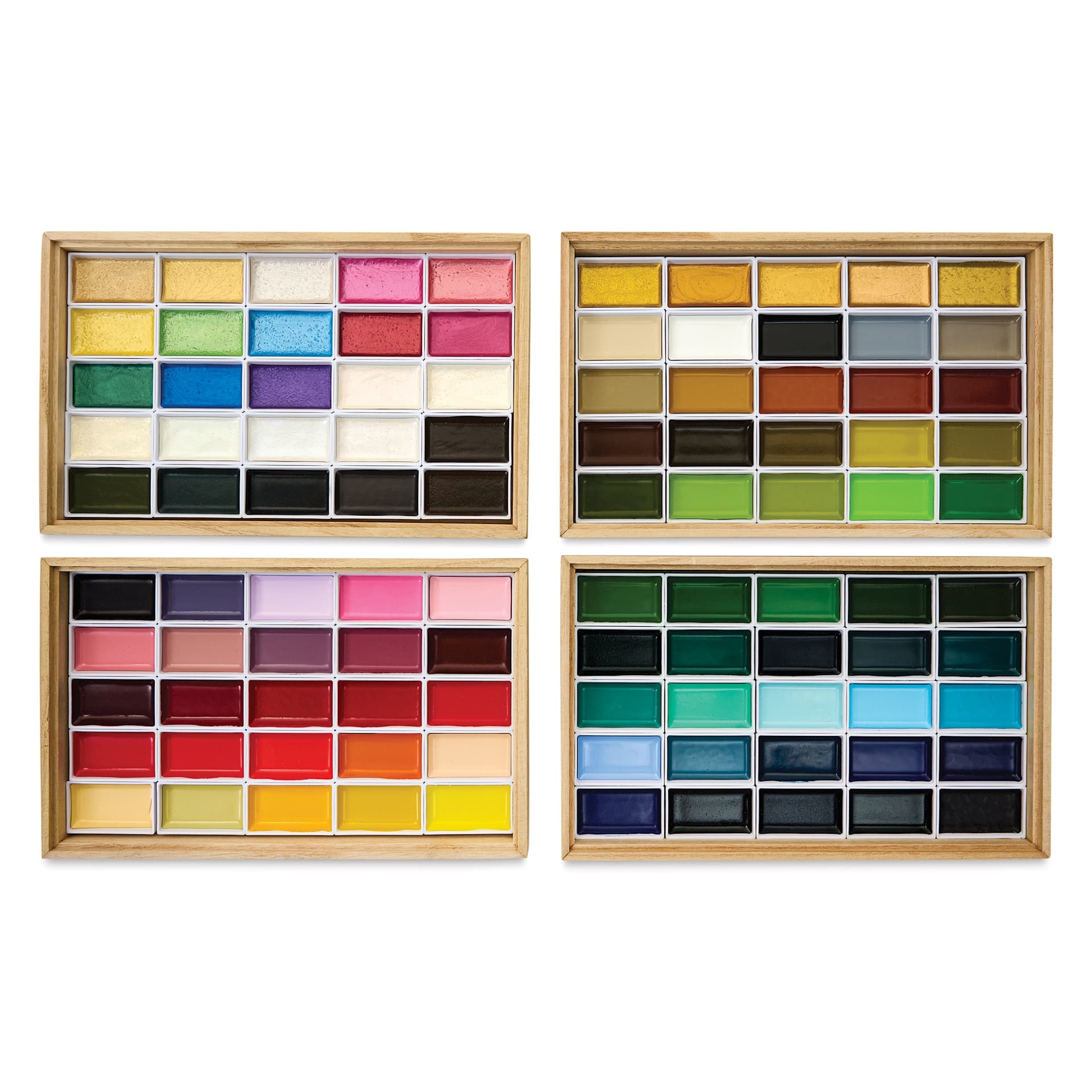 Kuretake Gansai Tambi Watercolor Set of 100 included colors