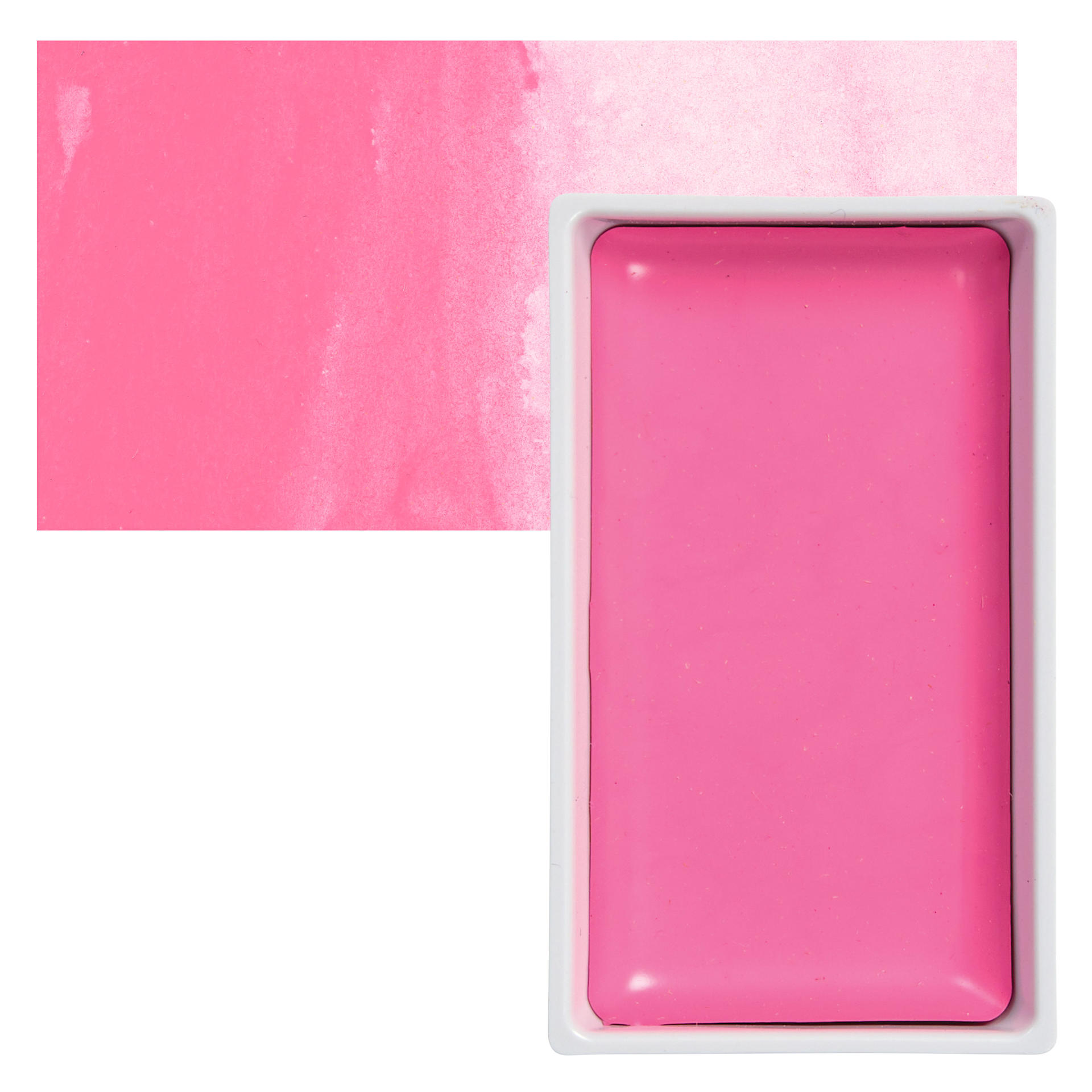 Kuretake Gansai Tambi Watercolor Pan - Cherry Blossom Pink pan and swatch