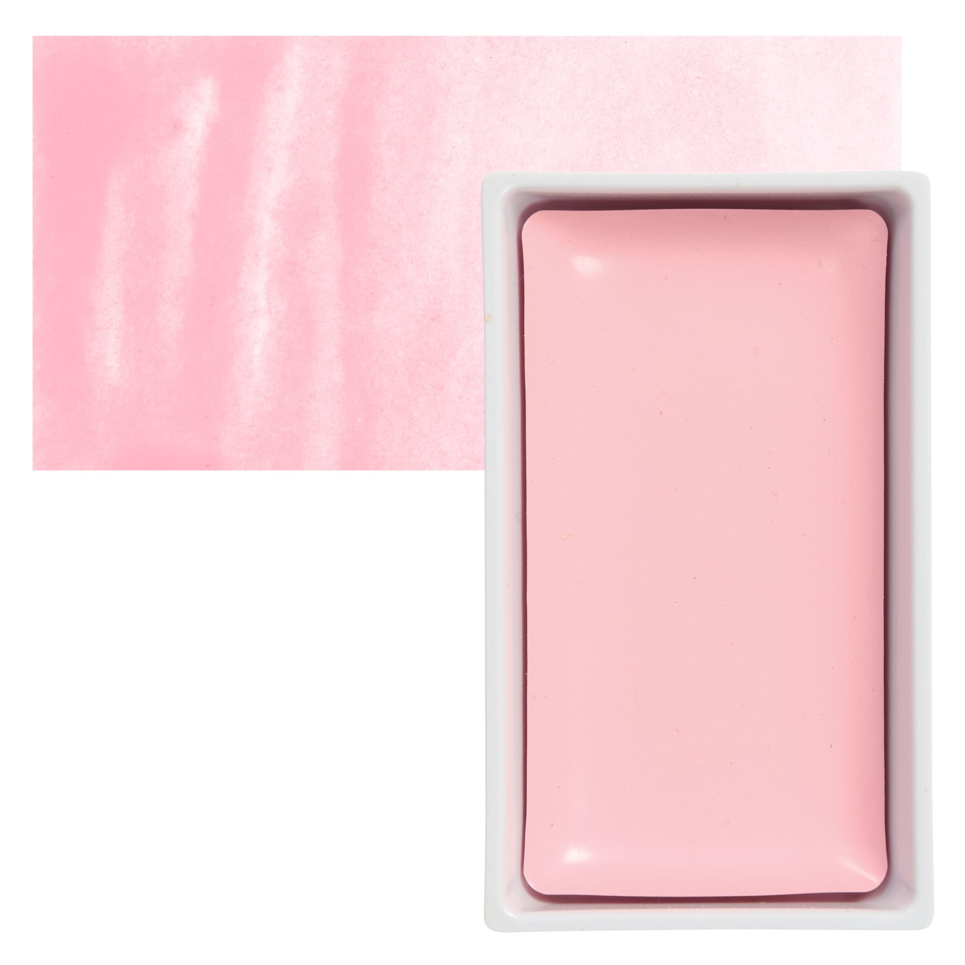 Kuretake Gansai Tambi Watercolor Pan - Pale Pink pan and swatch