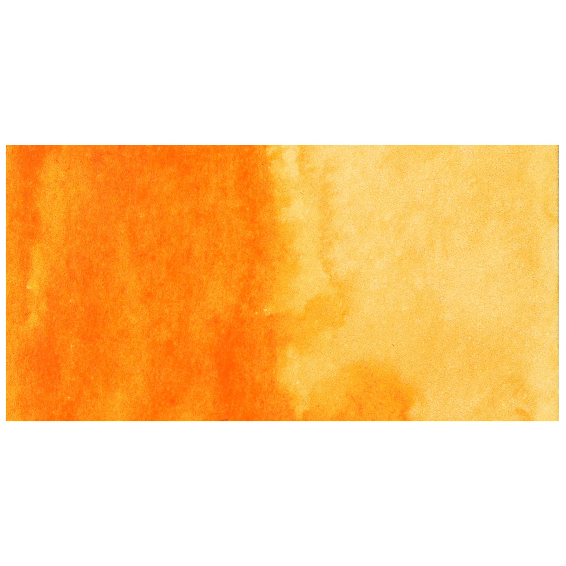 Kuretake Gansai Tambi Watercolor Pan - Cadmium Orange swatch
