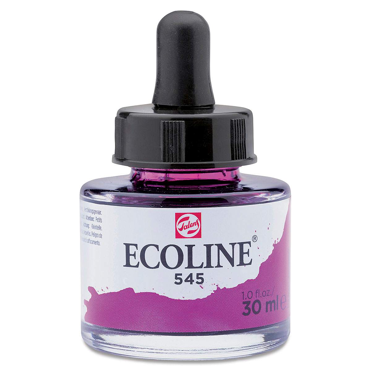 Ecoline Liquid Watercolor with  Dropper - Red Violet, 30 ml jar