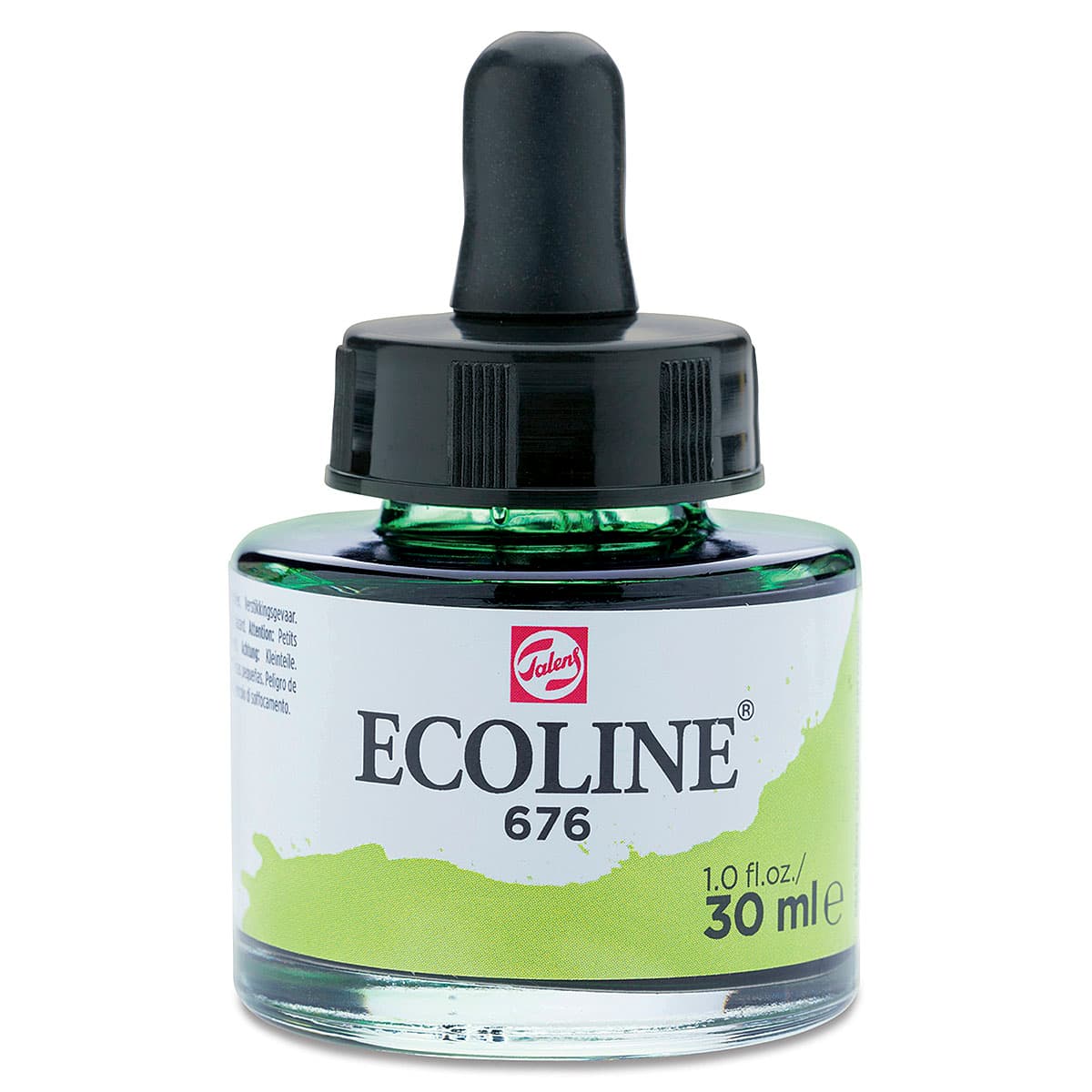 Ecoline Liquid Watercolor with Dropper - Grass Green, 30 ml jar