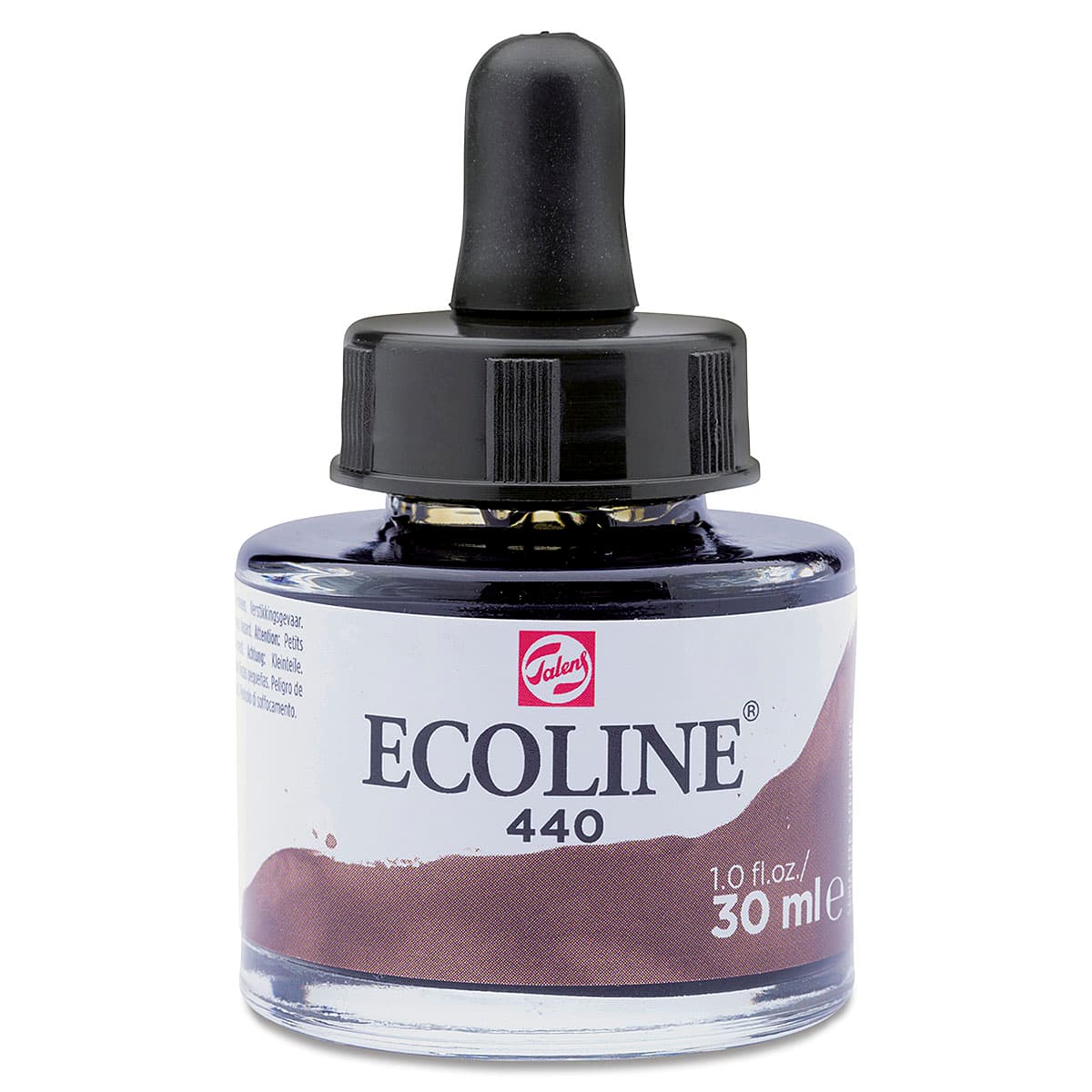 Ecoline Liquid Watercolor with Dropper - Sepia Deep, 30 ml jar
