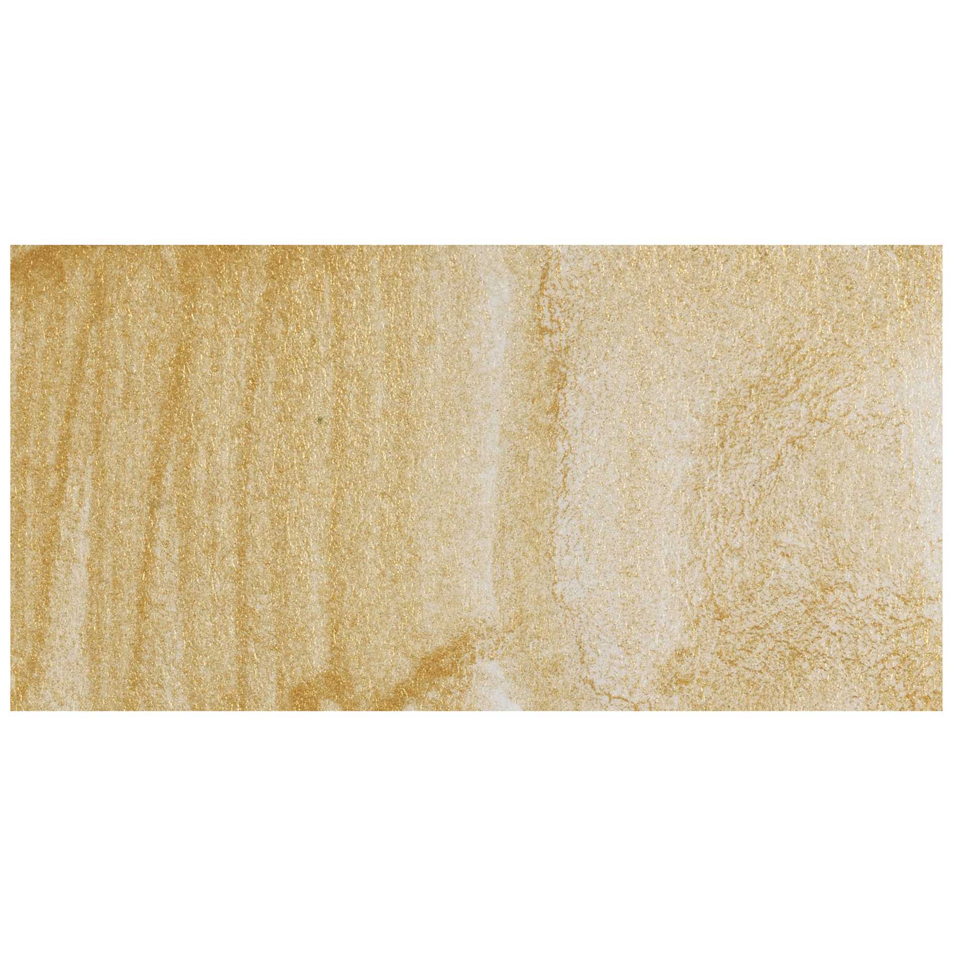 Richeson Collegiate Semi-Moist Metallic Watercolor - Gold swatch