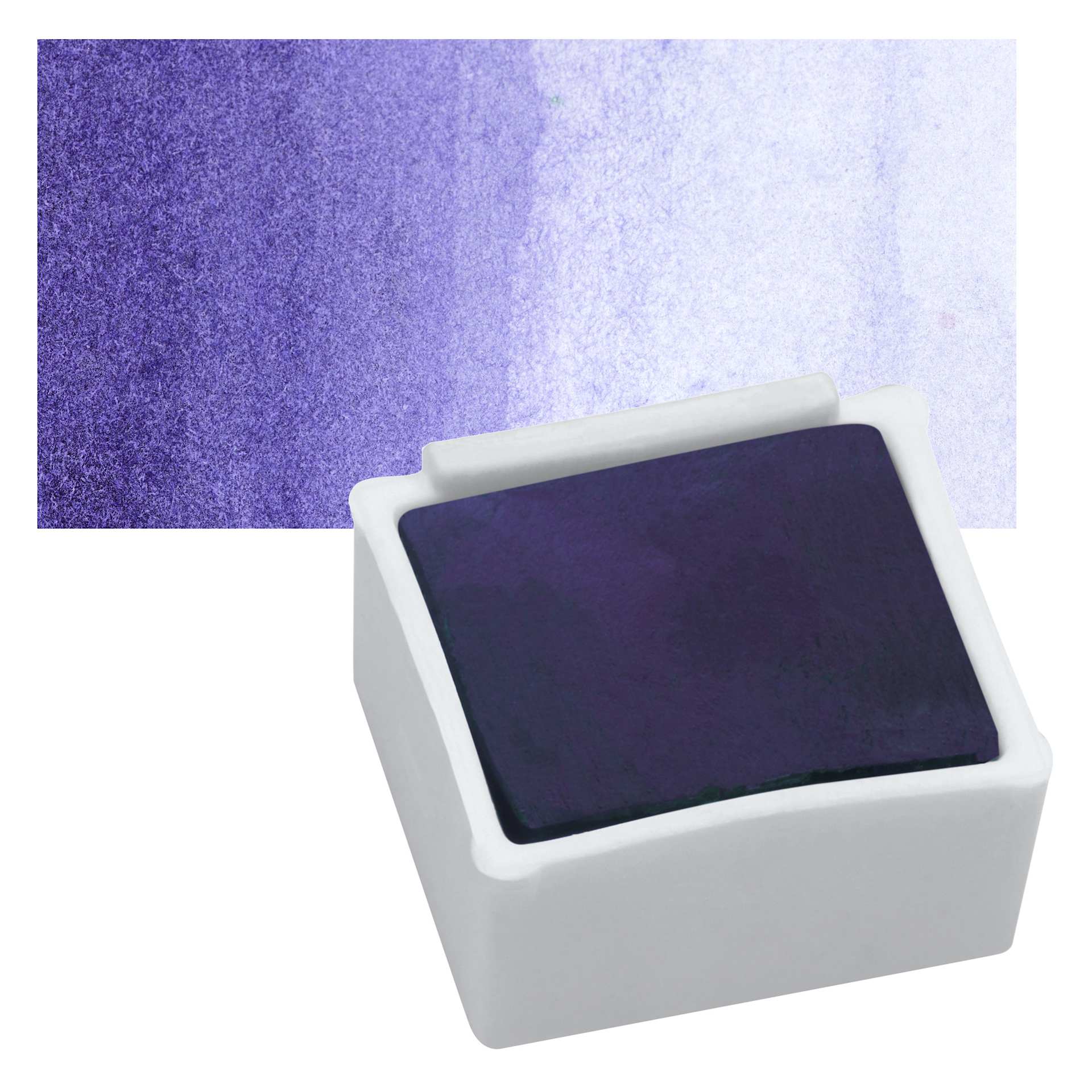 Derwent Inktense Paint Pan - Violet pan and swatch