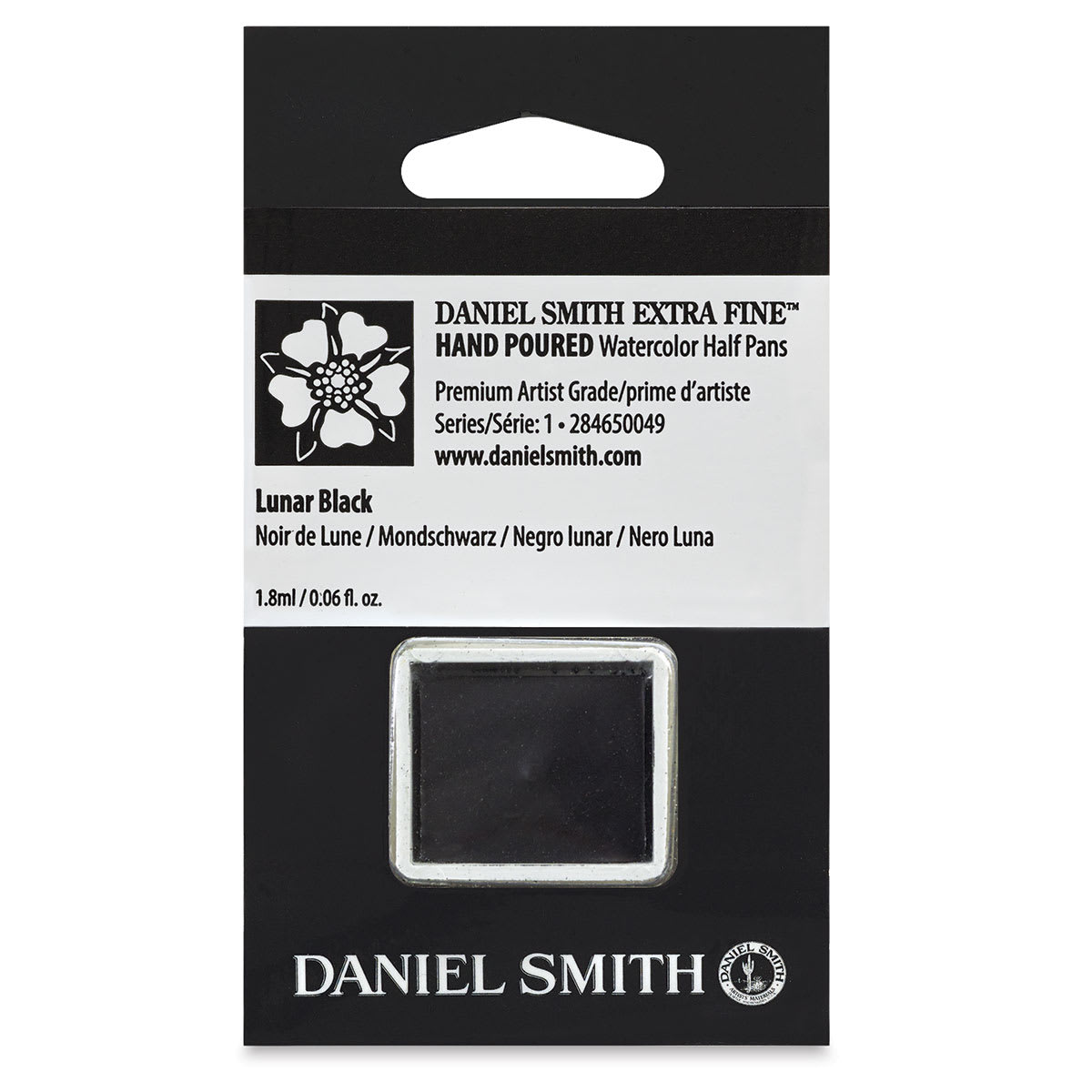 Daniel Smith Extra Fine Watercolor Half Pan - Lunar Black