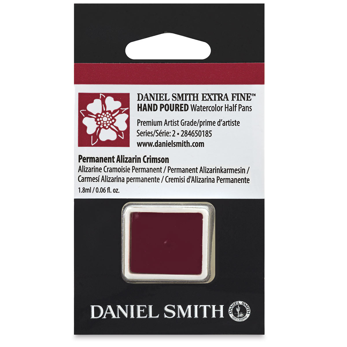 Daniel Smith Extra Fine Watercolor Half Pan - Permanent Alizarin Crimson