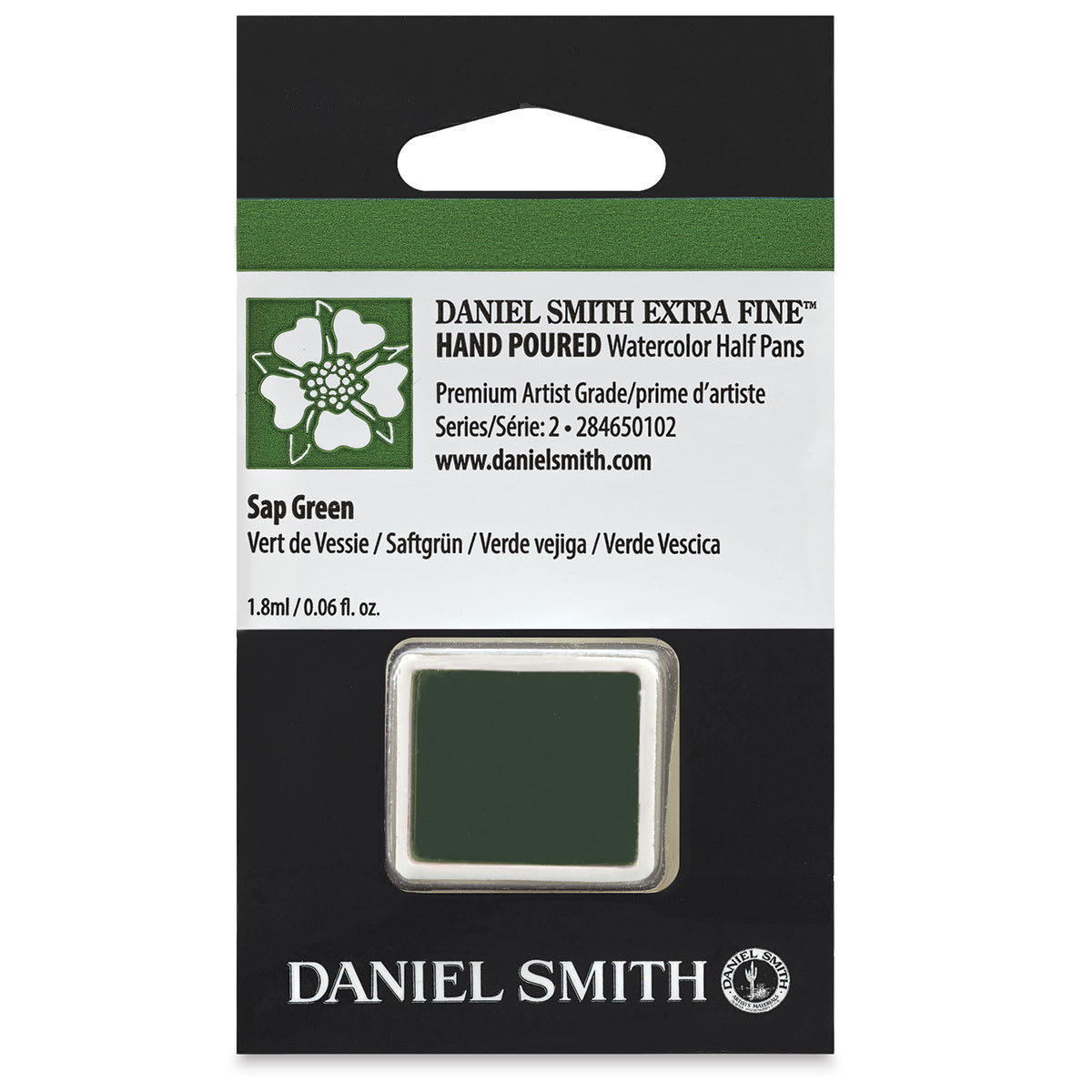 Daniel Smith Extra Fine Watercolor Half Pan - Sap Green