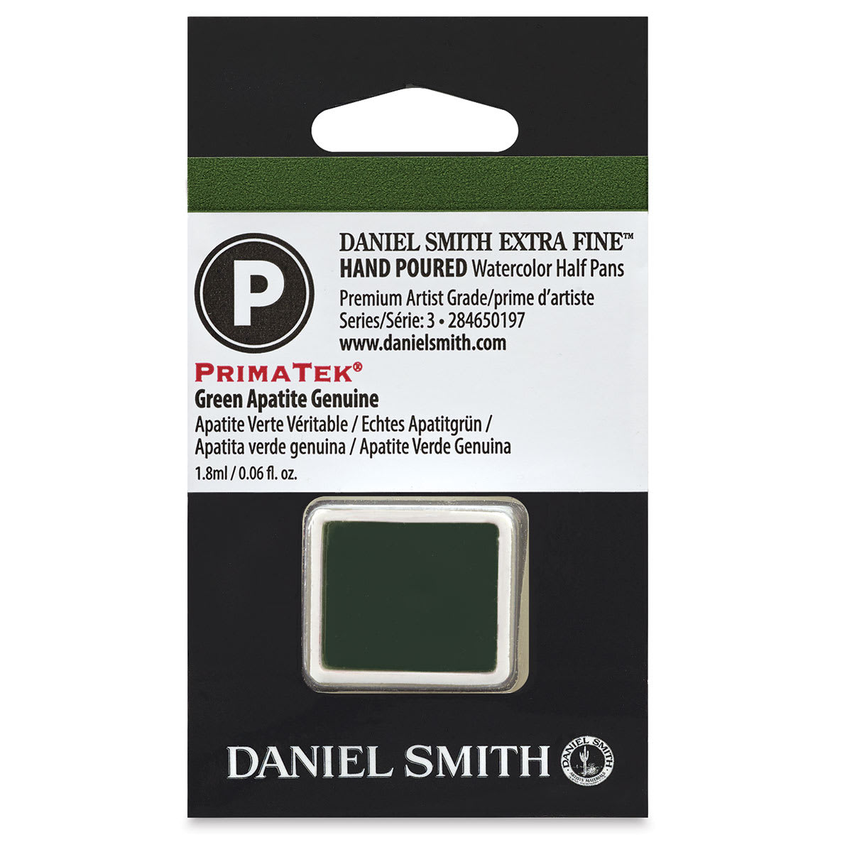 Daniel Smith Extra Fine Watercolor Half Pan - Green Apatite Genuine
