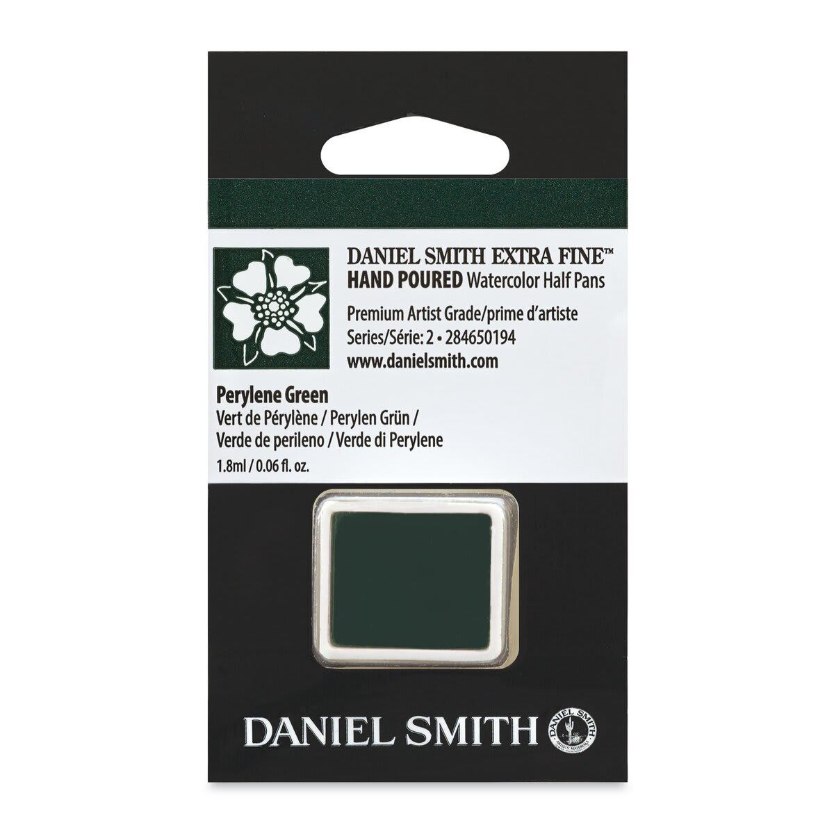 Daniel Smith Watercolor Half Pan - Perylene Green