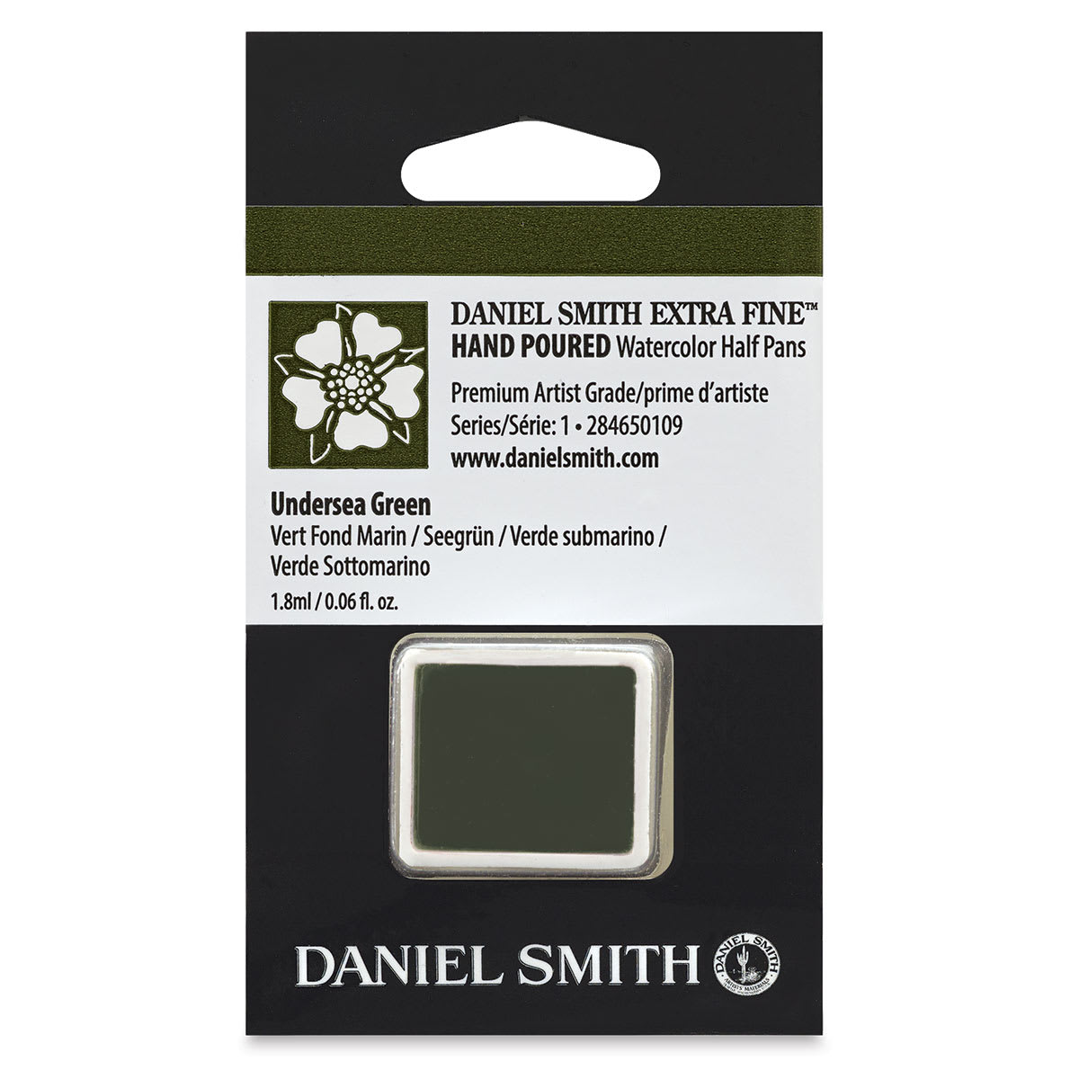 Daniel Smith Extra Fine Watercolor Half Pan - Undersea Green
