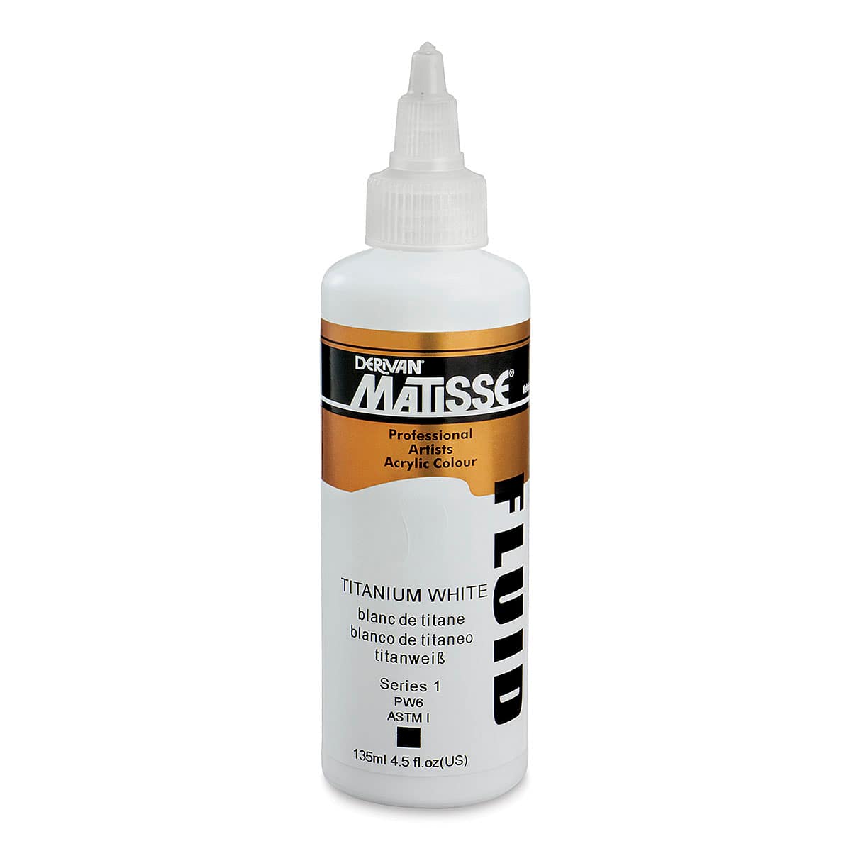 Matisse Fluid Acrylic - Titanium White, 135 ml